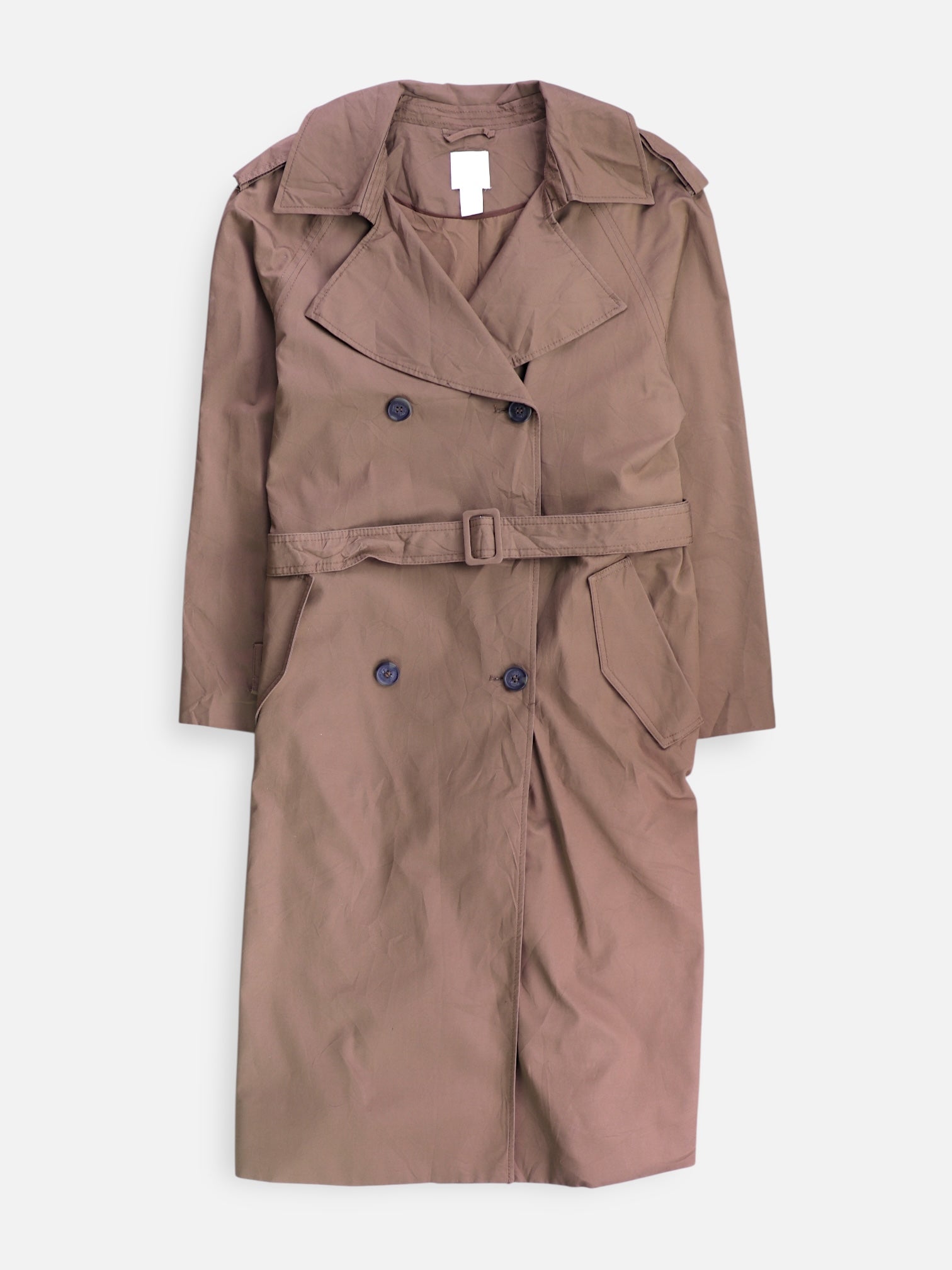 H&M Abrigo Trench Coat Casual - Hombre - Medium