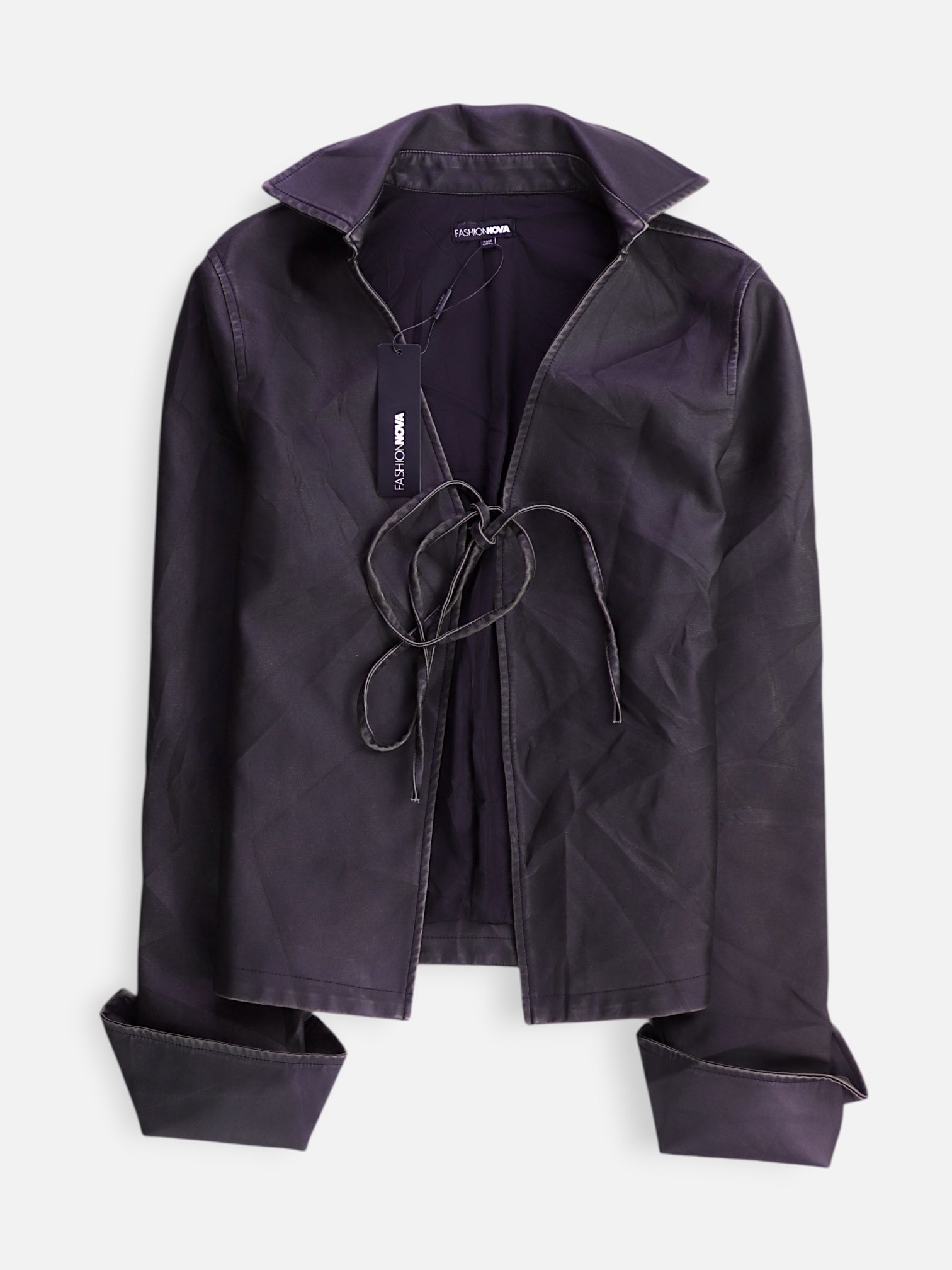 Fashionnova Chaqueta Vaquero Cuero - Mujer - Medium