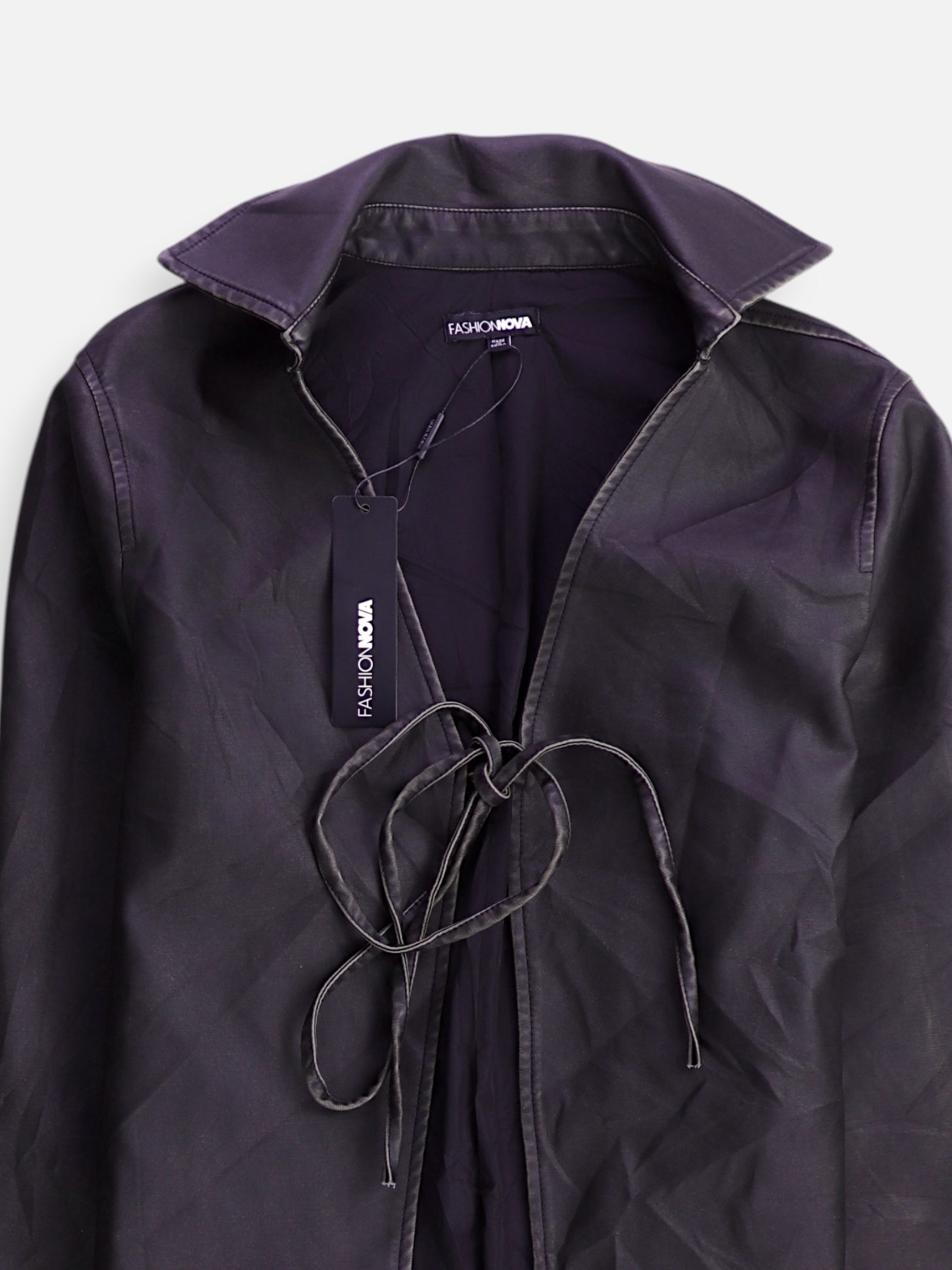 Fashionnova Chaqueta Vaquero Cuero - Mujer - Medium