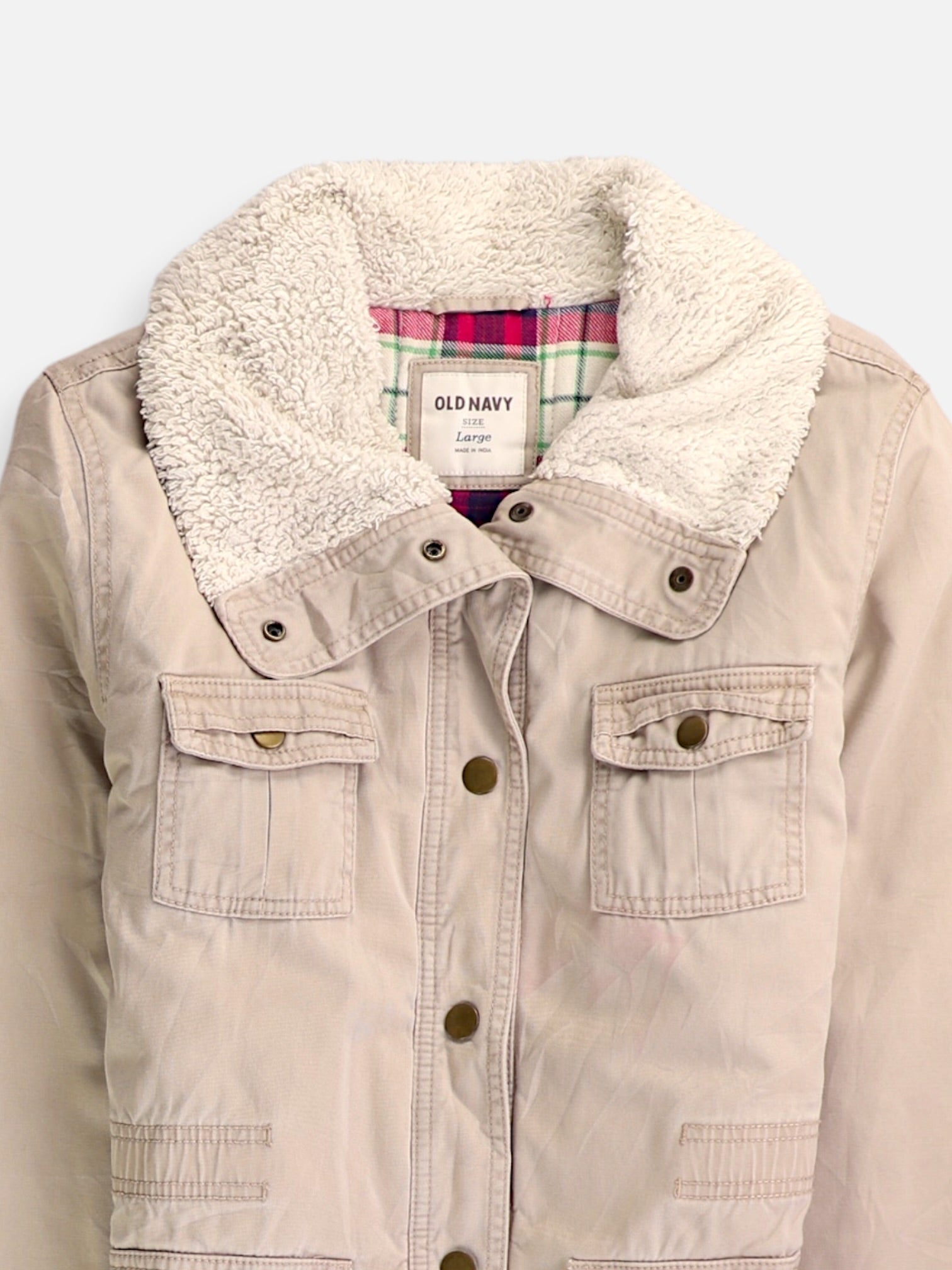 Old Navy Chaqueta Casual Cazadora - Mujer - Large