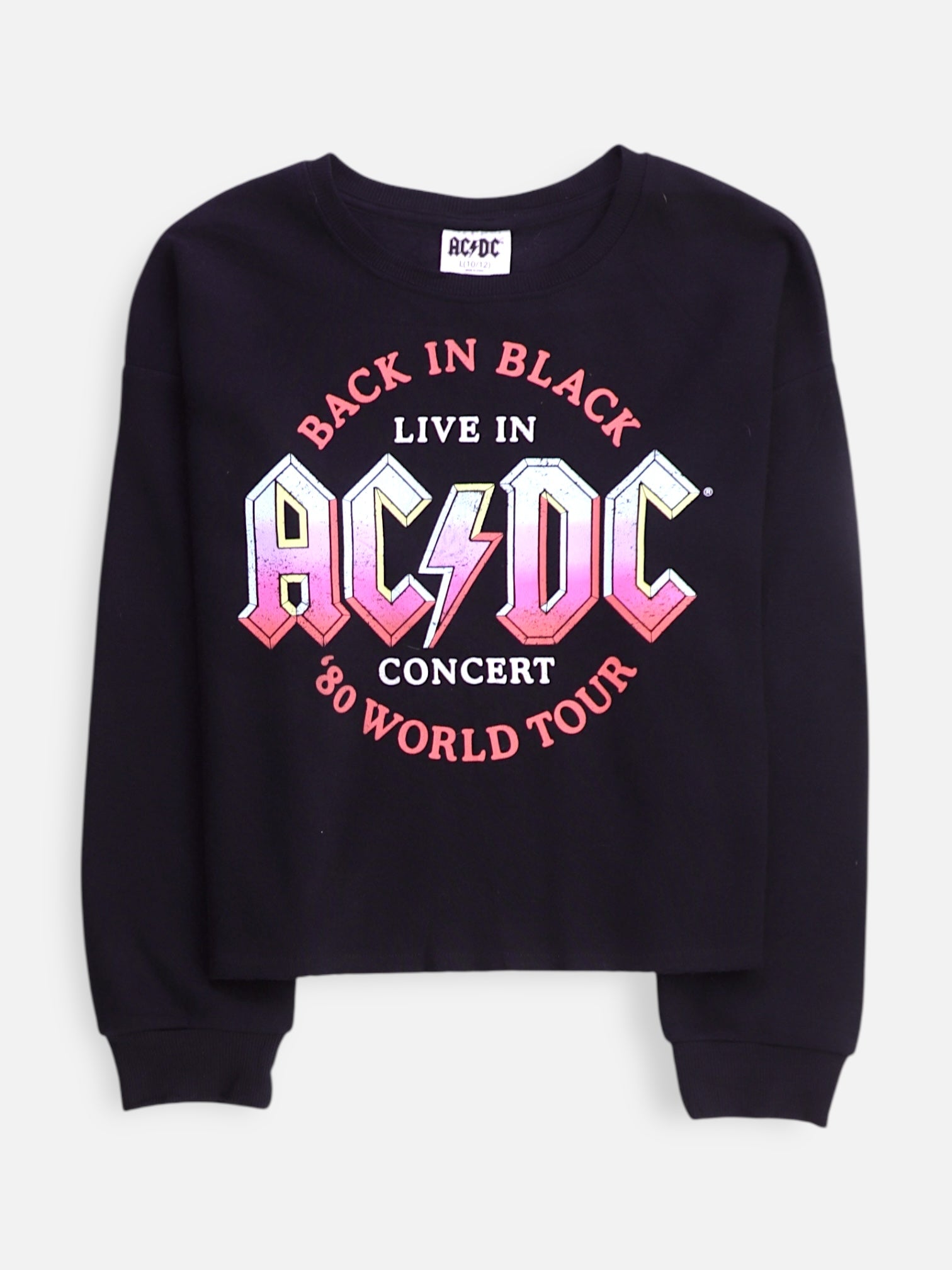 Rock Bands Sudadera Sweatshirt Basic - Niña - Large - 10-12Y (Años)