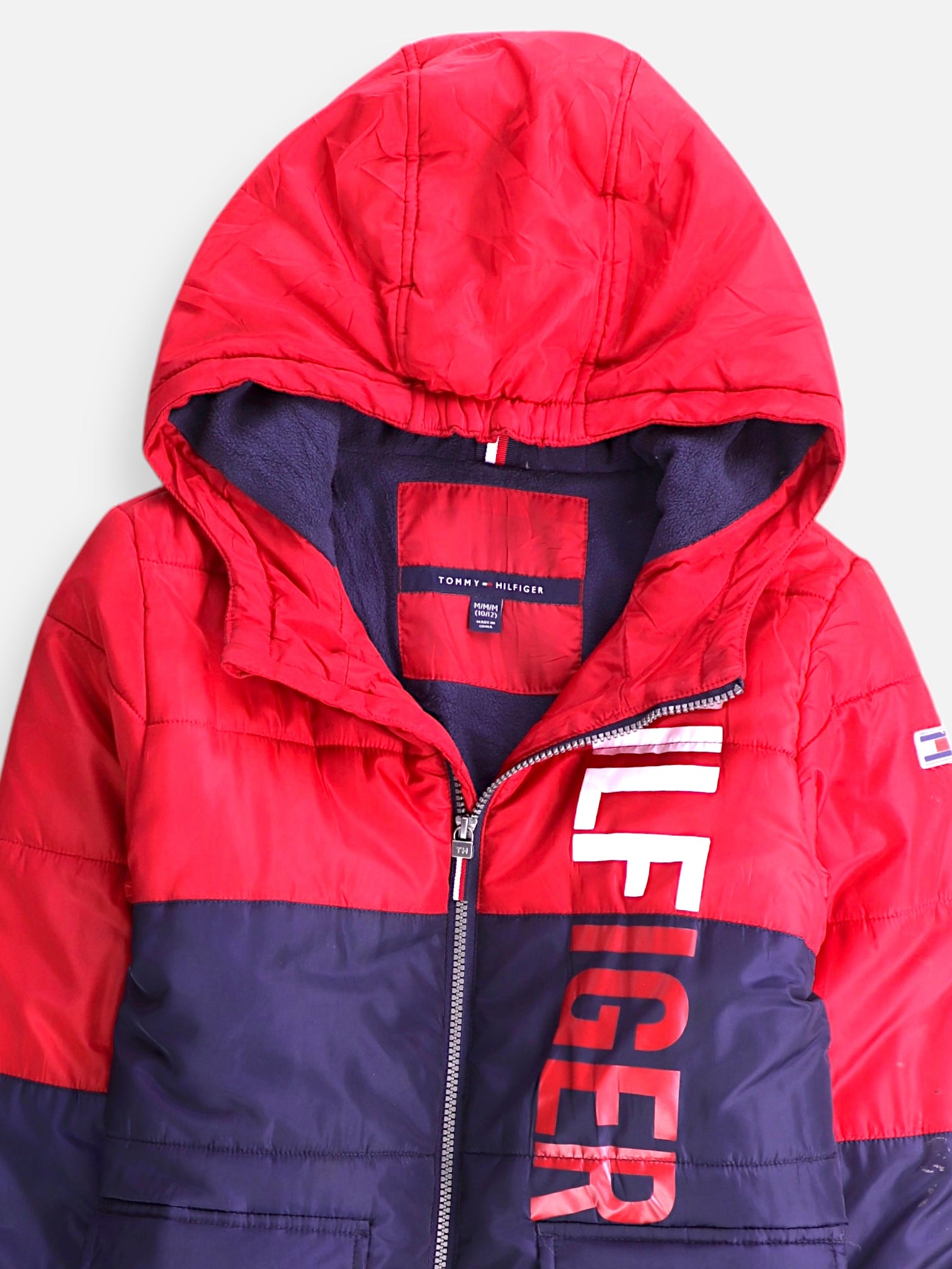 Tommy Hilfiger Chaqueta Puffer Color Block - Niño - Medium - 10-12Y (Años)
