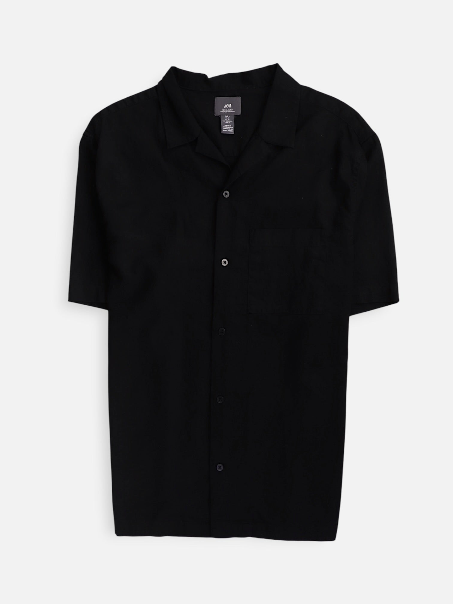 H&M Camisa Casual - Hombre - Large