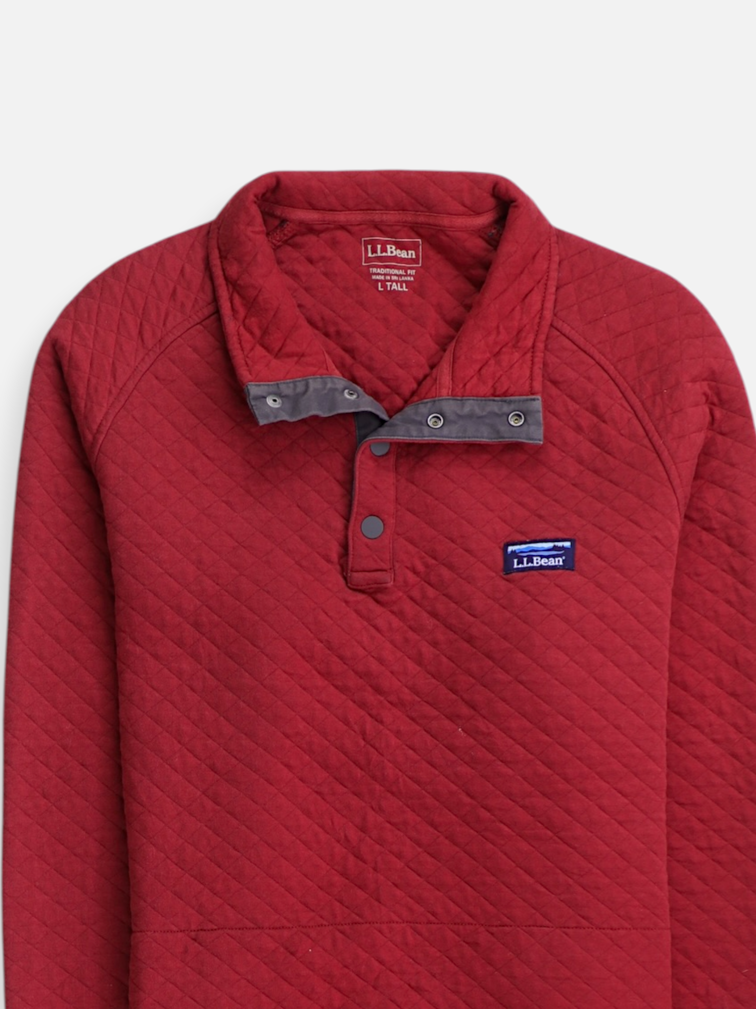 LL BEAN Sudadera Fleece Basic - Hombre - Large