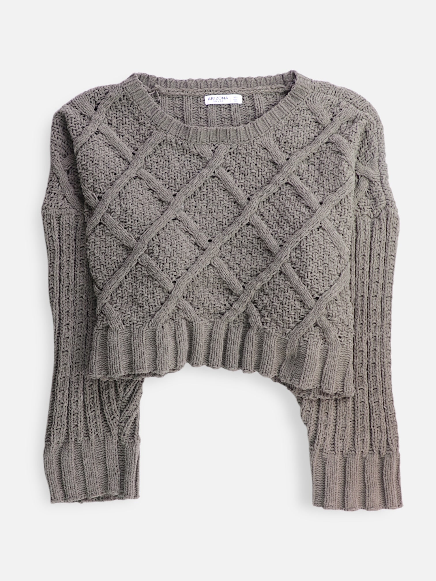 ARIZONA Sueter Knit Crop Top - Mujer - 2XL