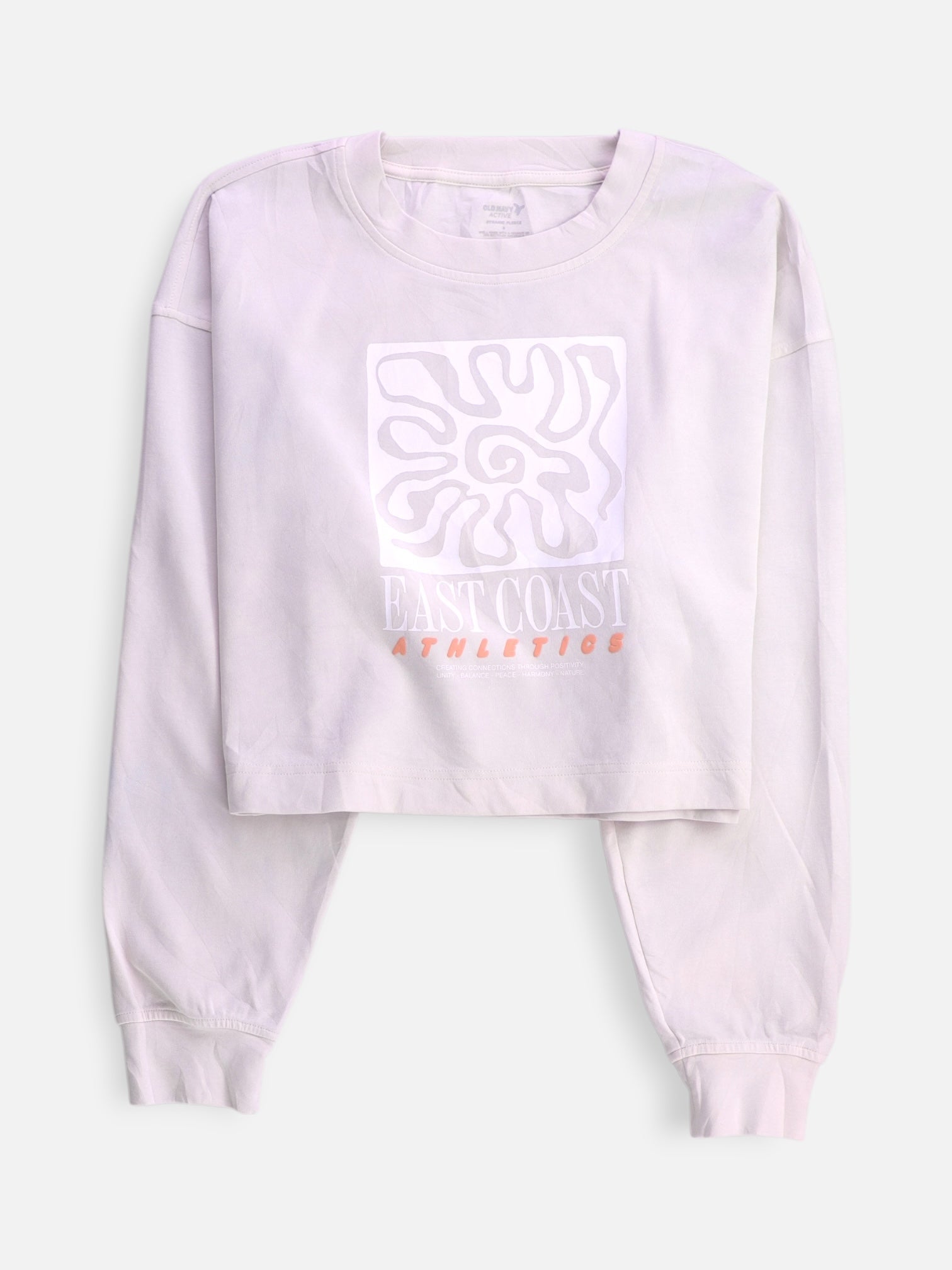 Old Navy Sudadera Sweatshirt Crop Top - Mujer - Small