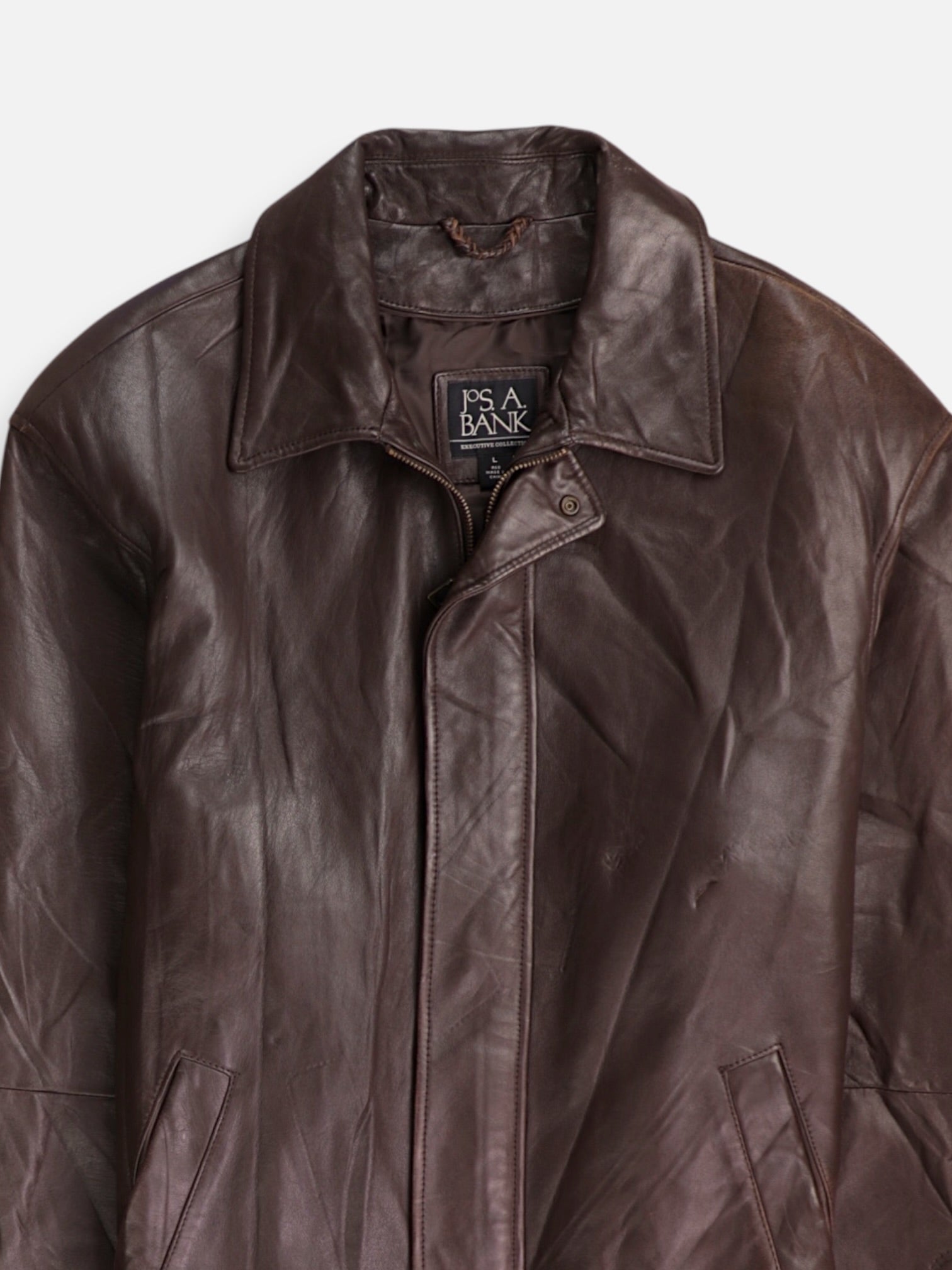 Chaqueta Casual Cuero - Hombre - Large