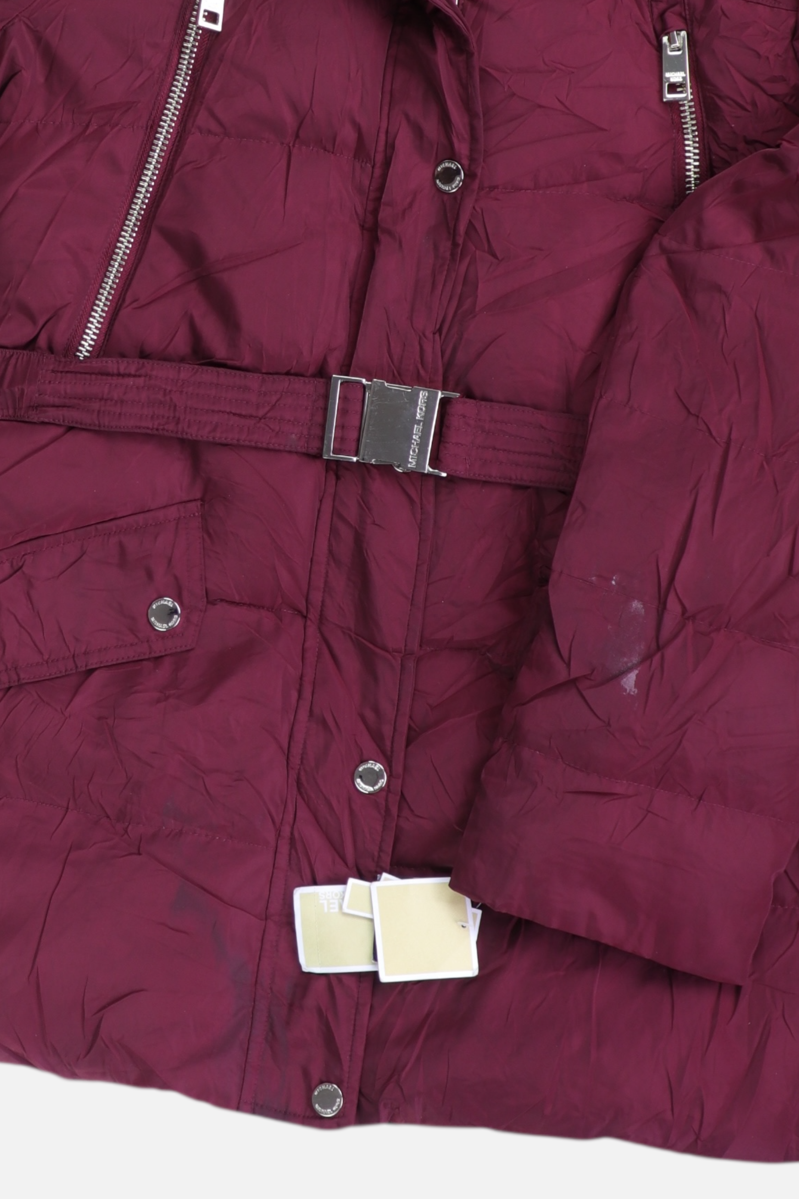 Michael Kors Chaqueta Puffer Impermeable - Mujer - Large