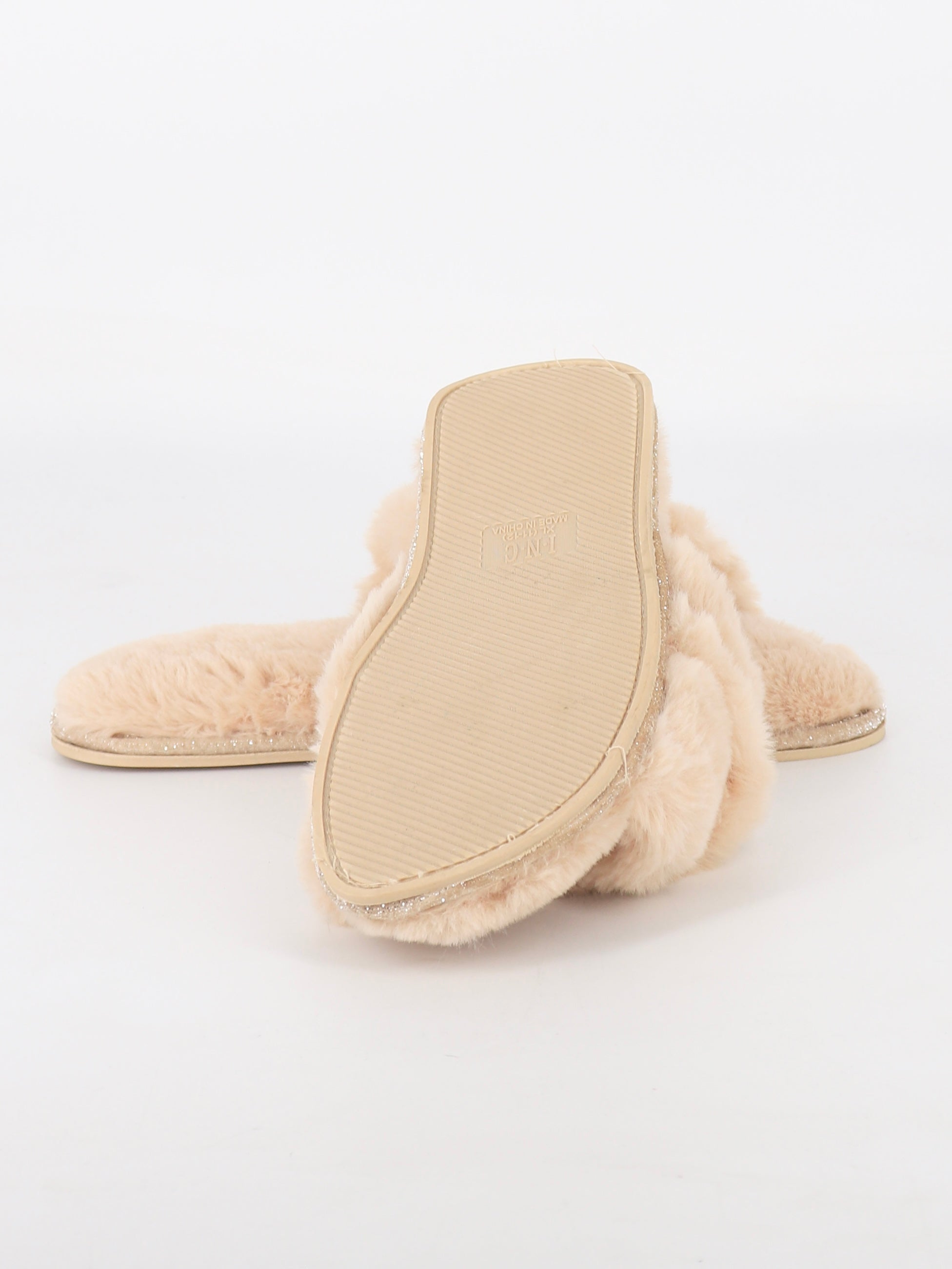 I.N.C Pantuflas Casual Teddy - Mujer - XL