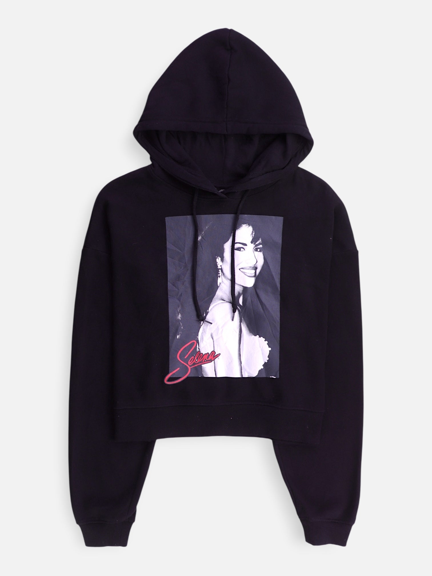 Pop Culture Sudadera Hoodie Crop Top - Mujer - Large