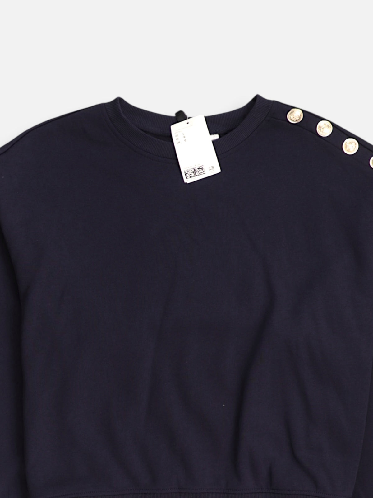 H&M Sudadera Sweatshirt Basic - Mujer - Large
