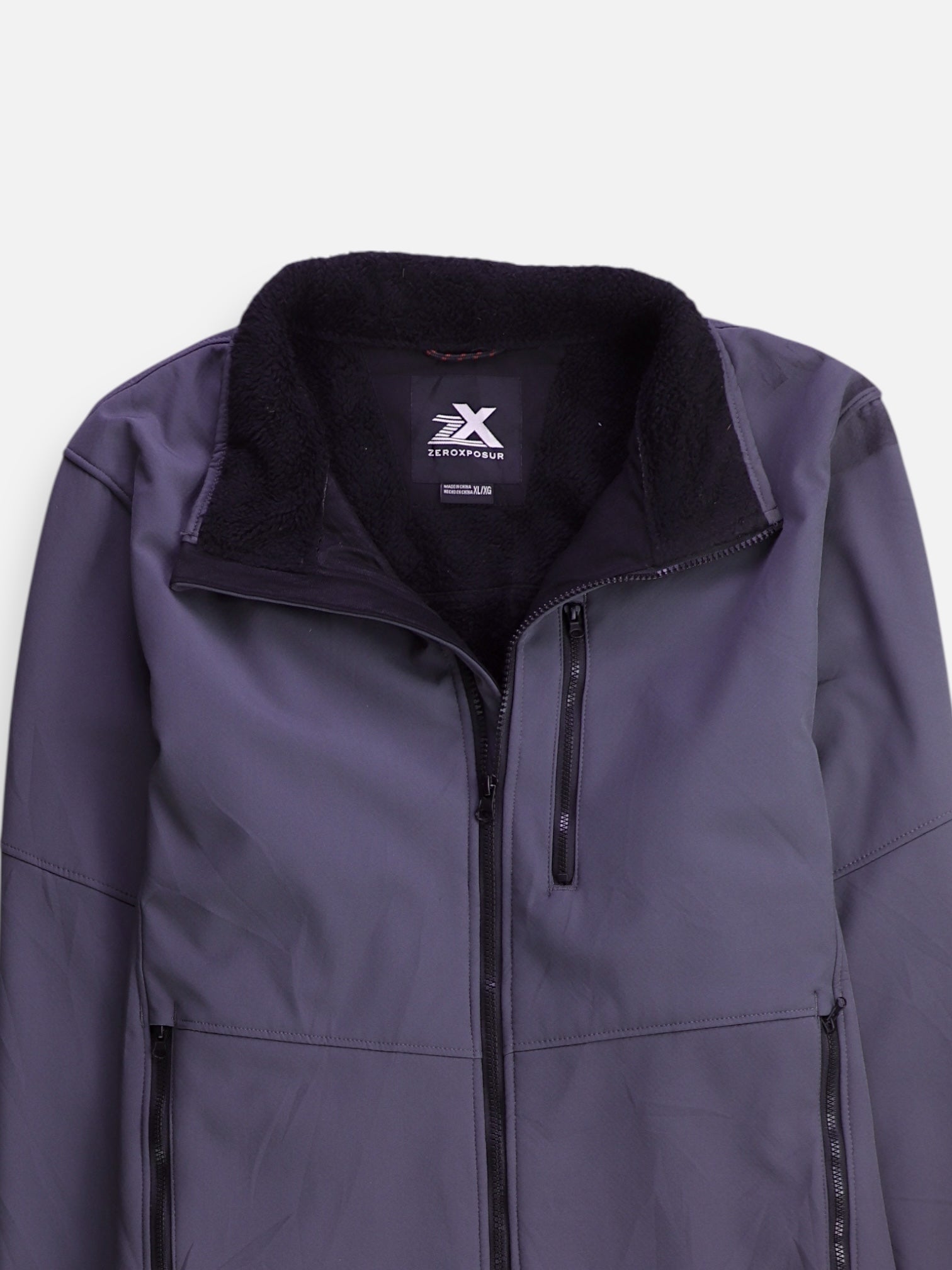 ZERO X POSUR Sudadera Fleece Basic - Hombre - XL