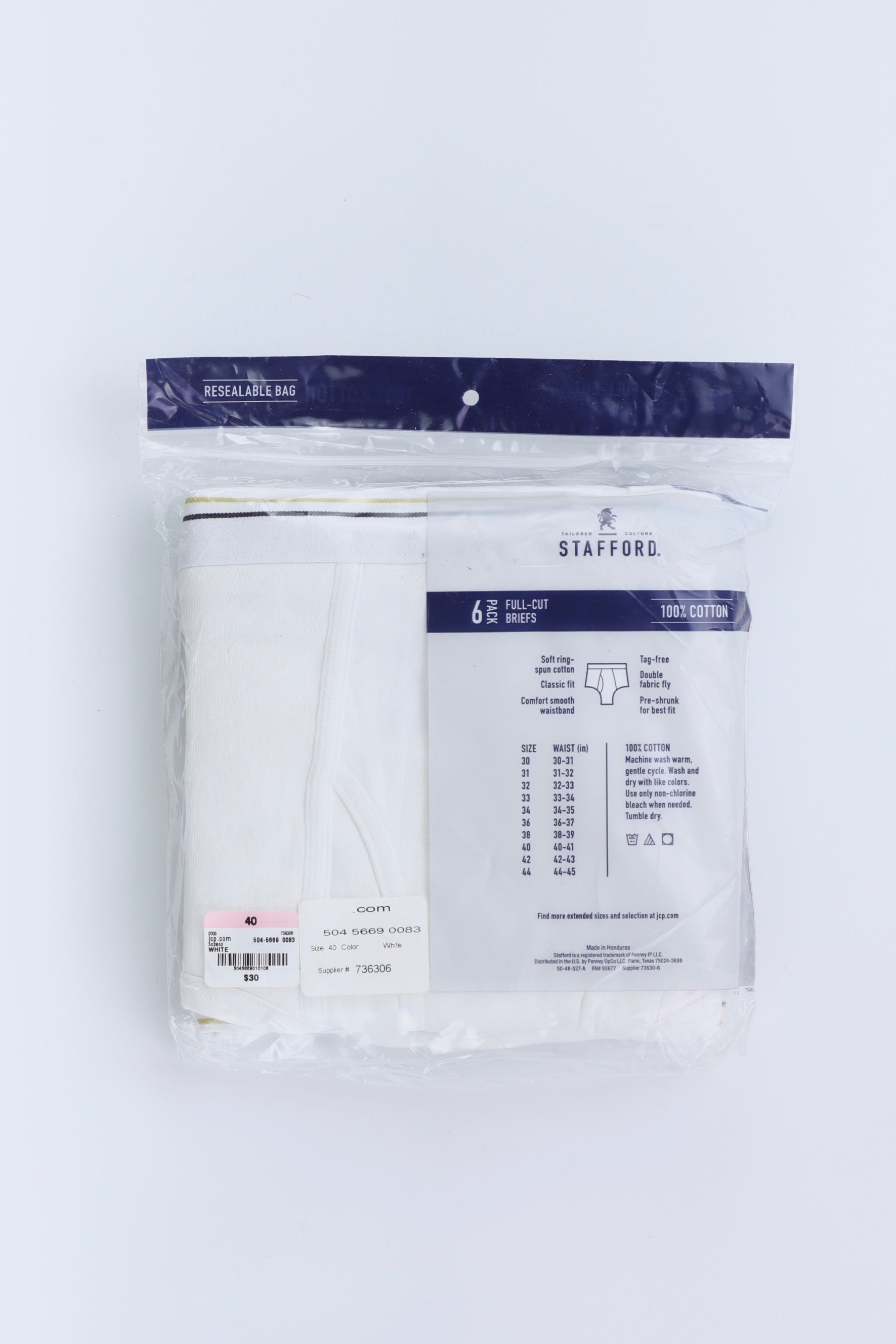 STAFFORD  Boxer 6 Piezas - Hombre - 40'