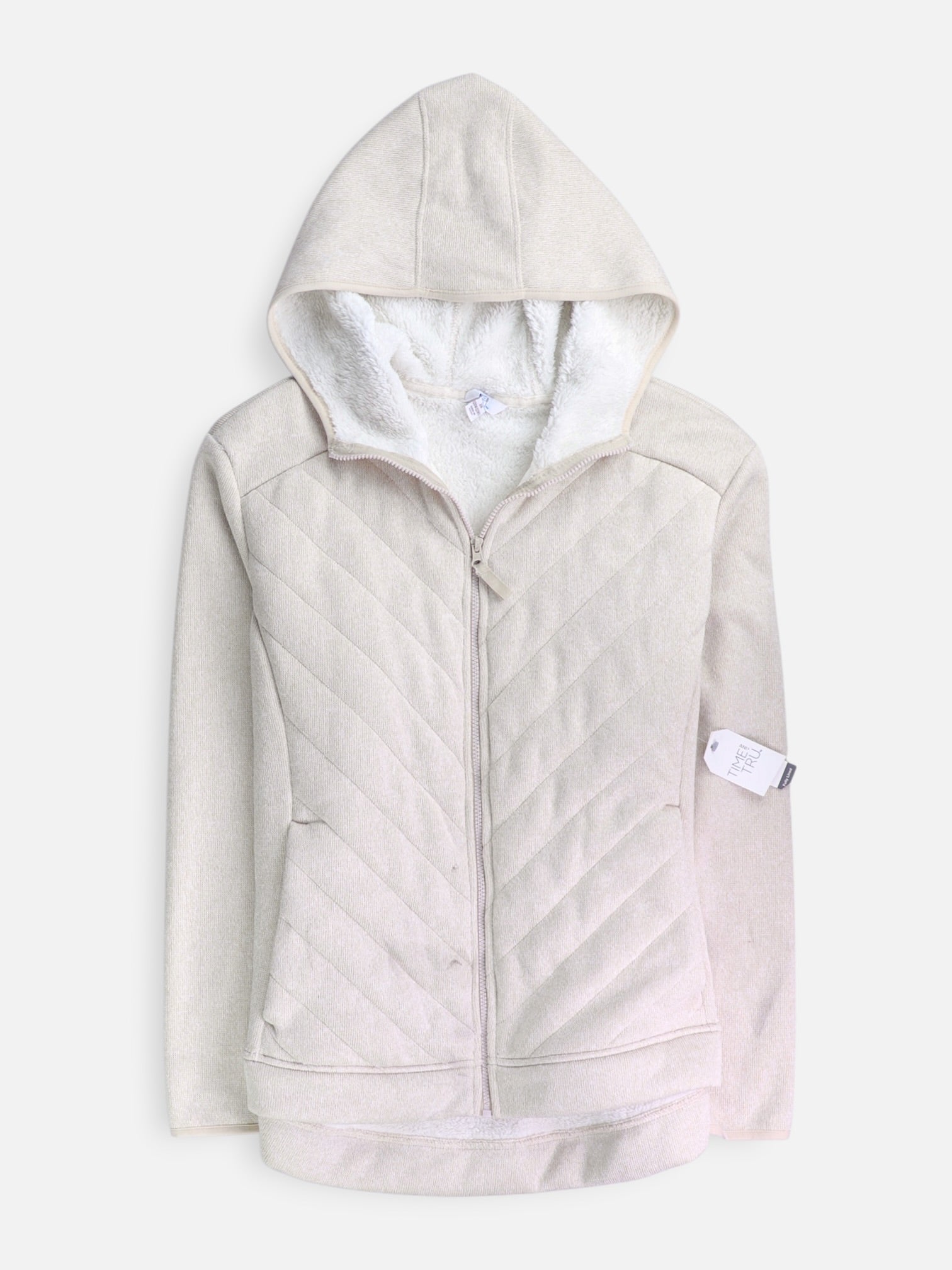 TIME THRU Sudadera Hoodie Basic - Mujer - 2XL