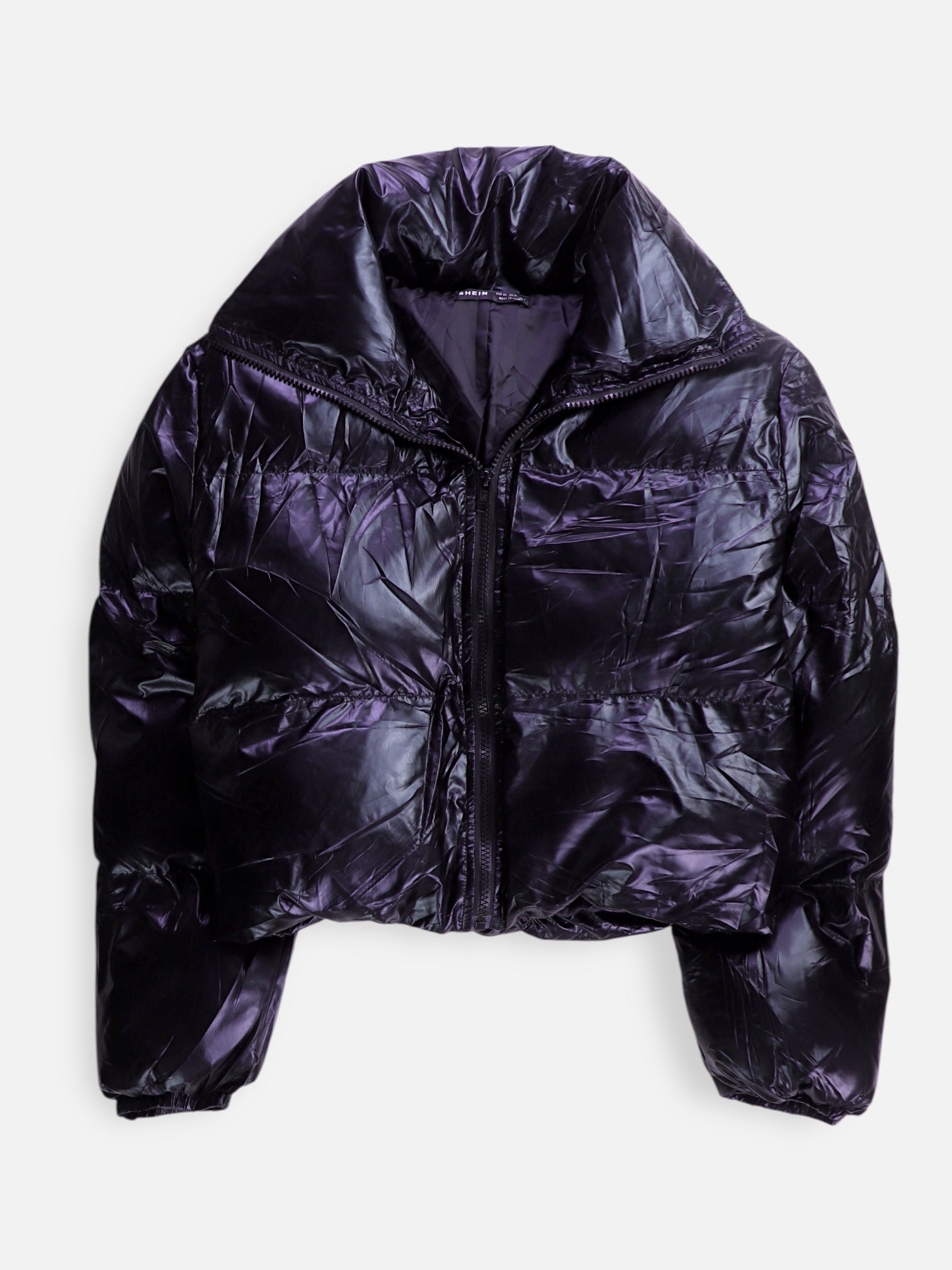 SHEIN Chaqueta Puffer Crop Top - Mujer - XS