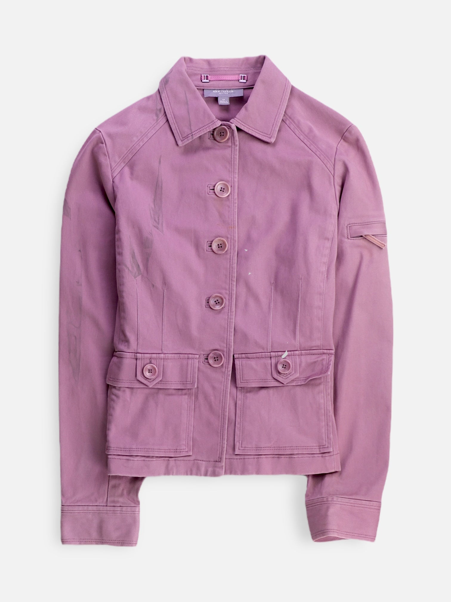 ANN TAYLOR Chaqueta Casual Basic - Mujer - S PETITE