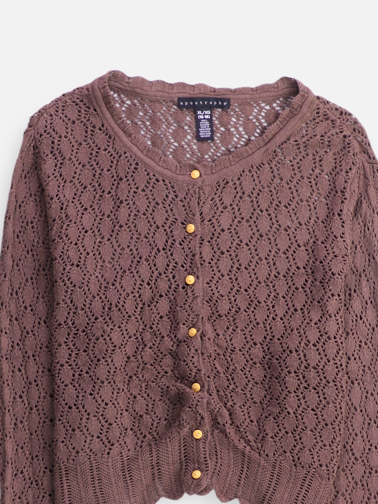 Sueter Cardigan Casual - Mujer - XL