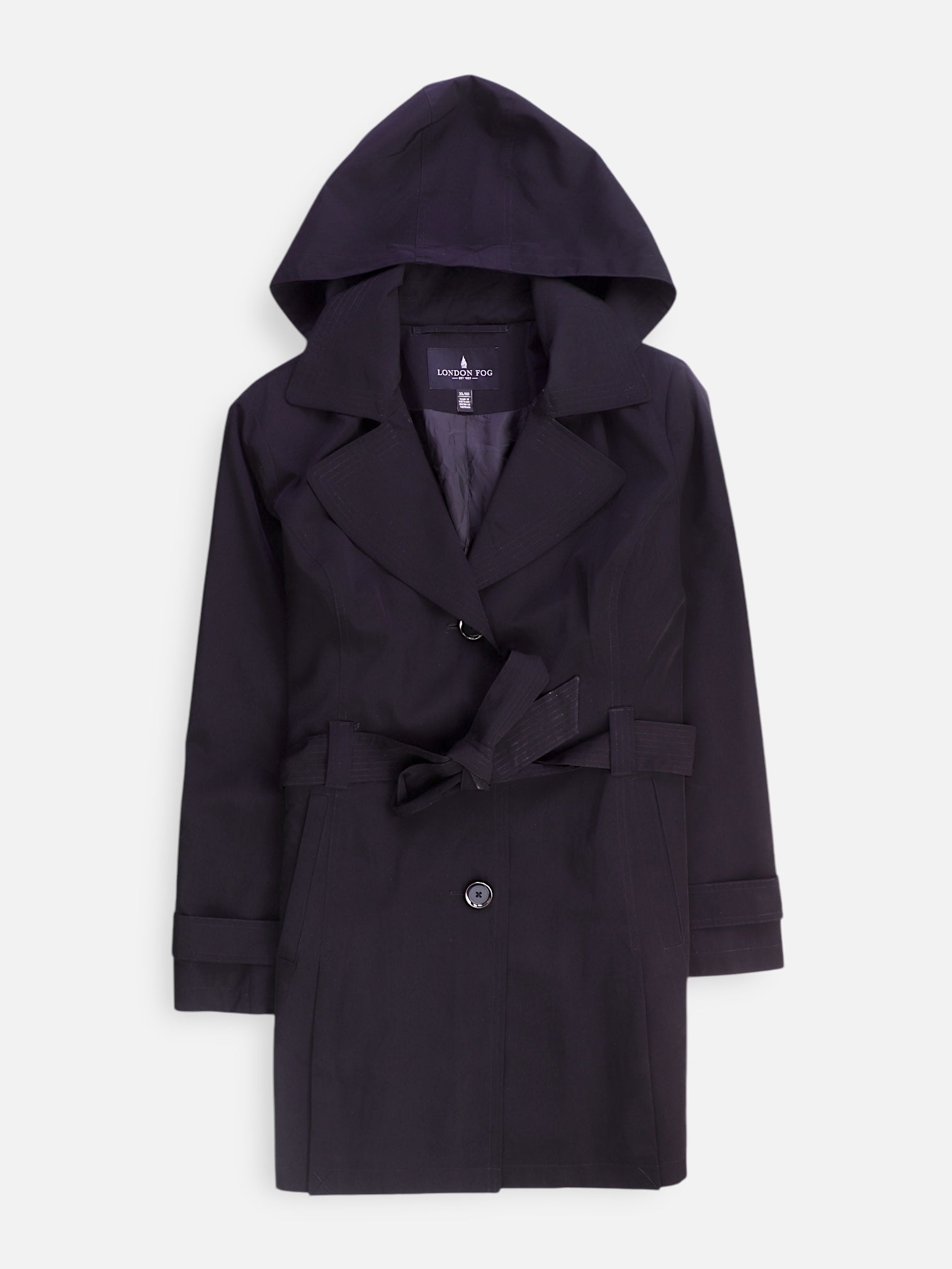 LONDON FOG Chaqueta Impermeable Basic - Mujer - XL