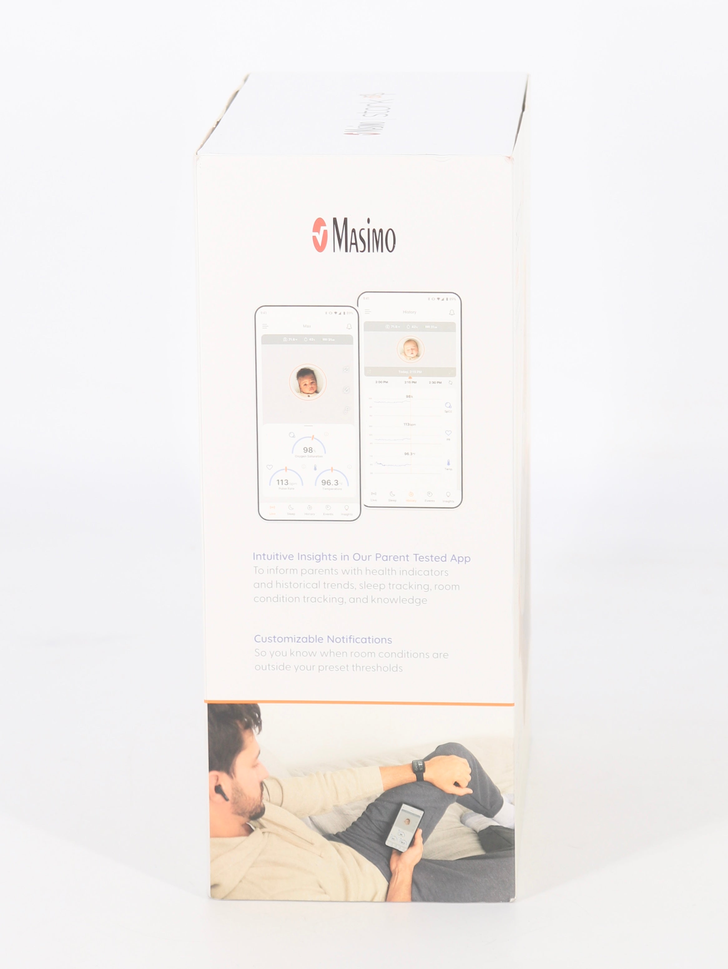 Stork Vitals  Sistema de monitoreo inteligente para bebes  Basic - Unisex - Talla Única (One Size)