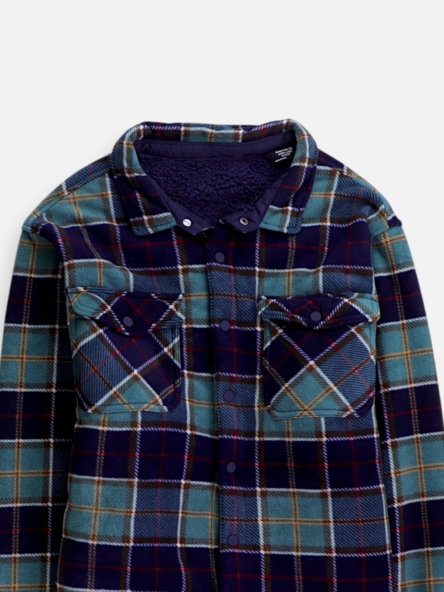 Chaqueta Sobrecamisa Color Block - Hombre - 2XL