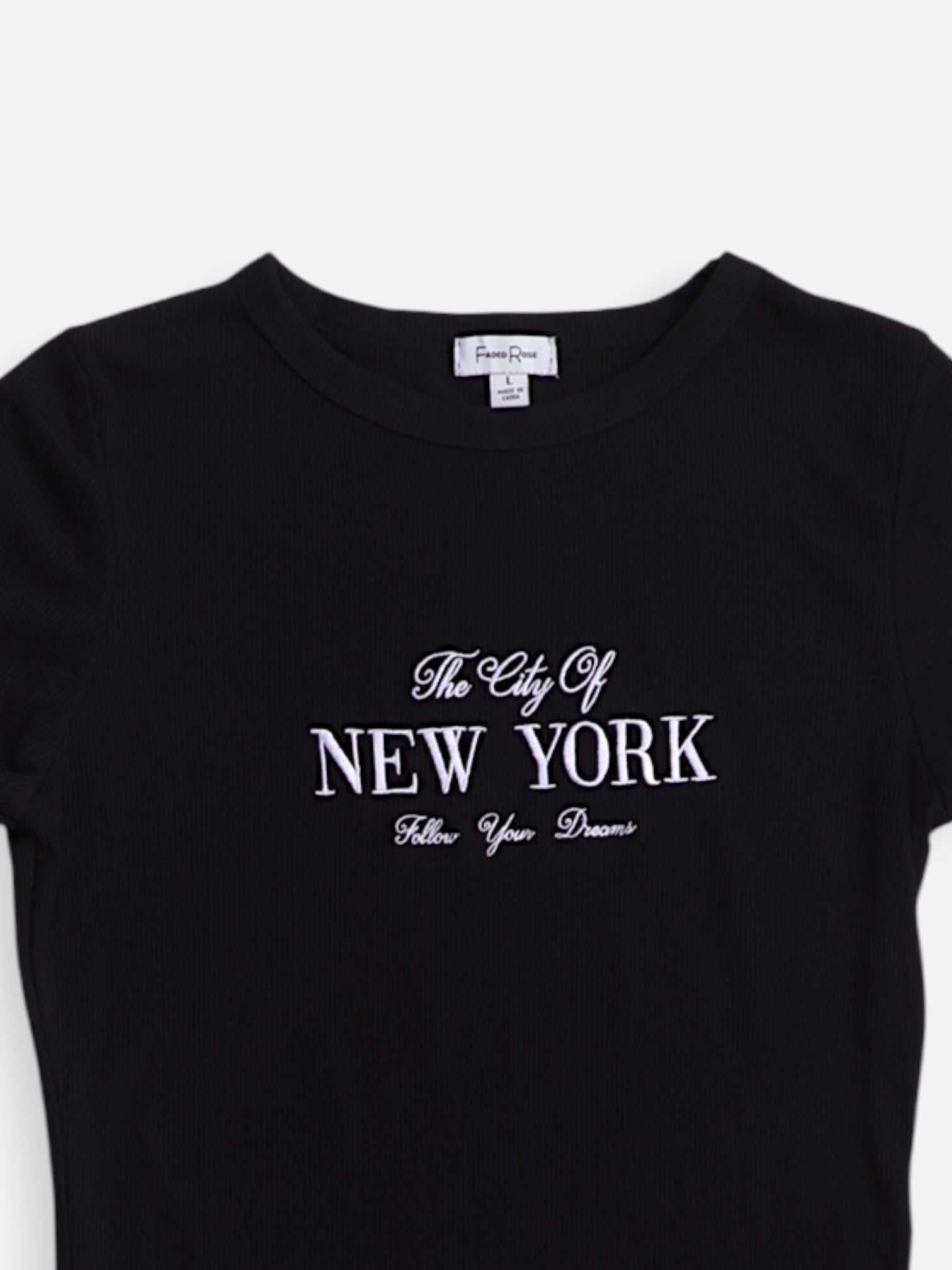 Blusa Crop Top - Mujer - Large