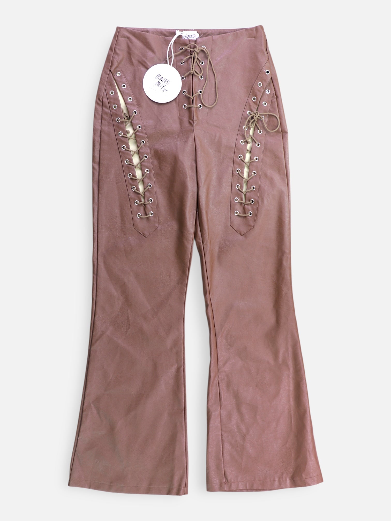 PRINCESS POLLY Pantalon Casual  Cuero - Mujer - 6