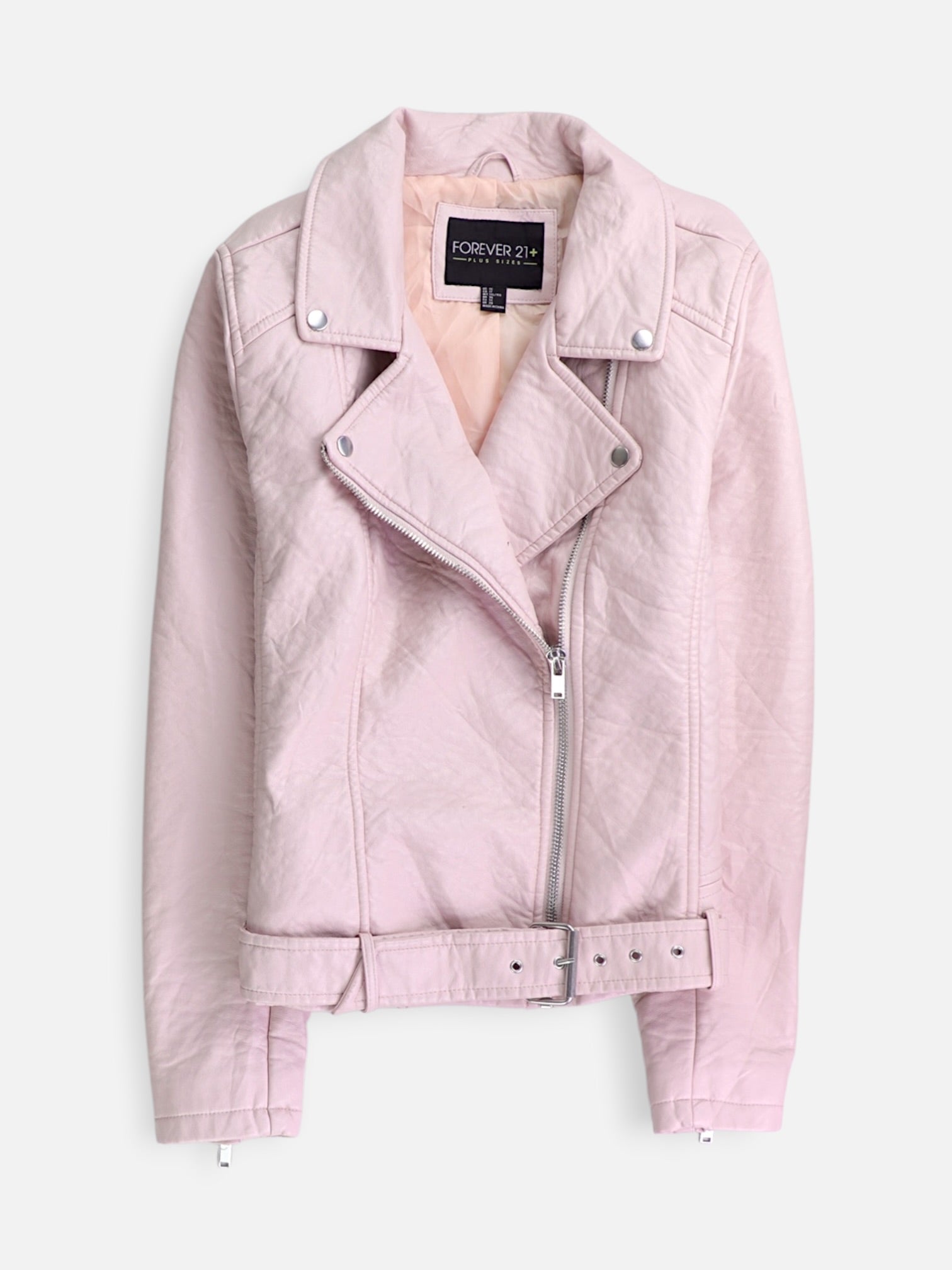 Forever 21 Chaqueta Casual Cuero - Mujer - 1xl