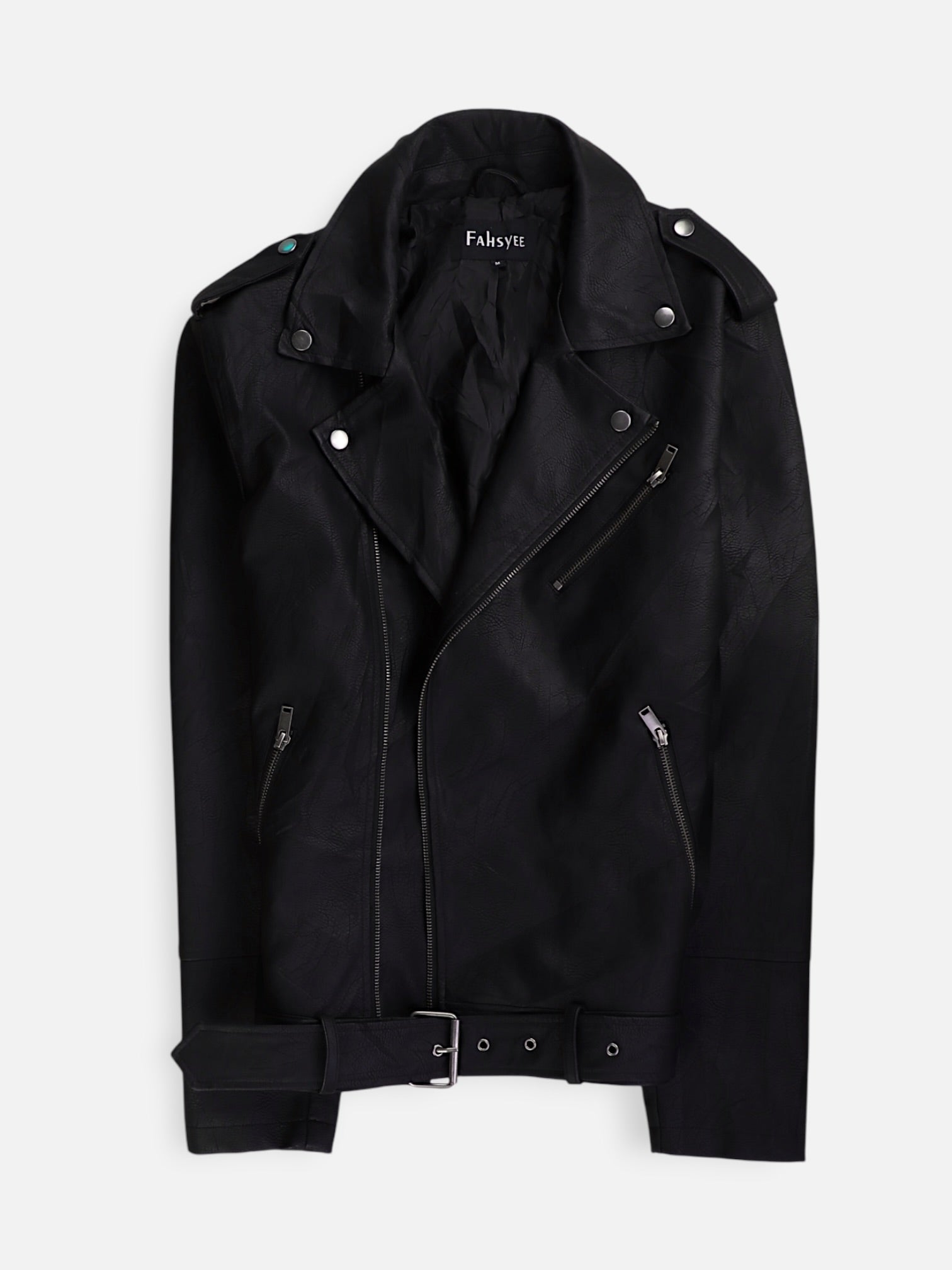 Chaqueta Motera Cuero - Hombre - Medium