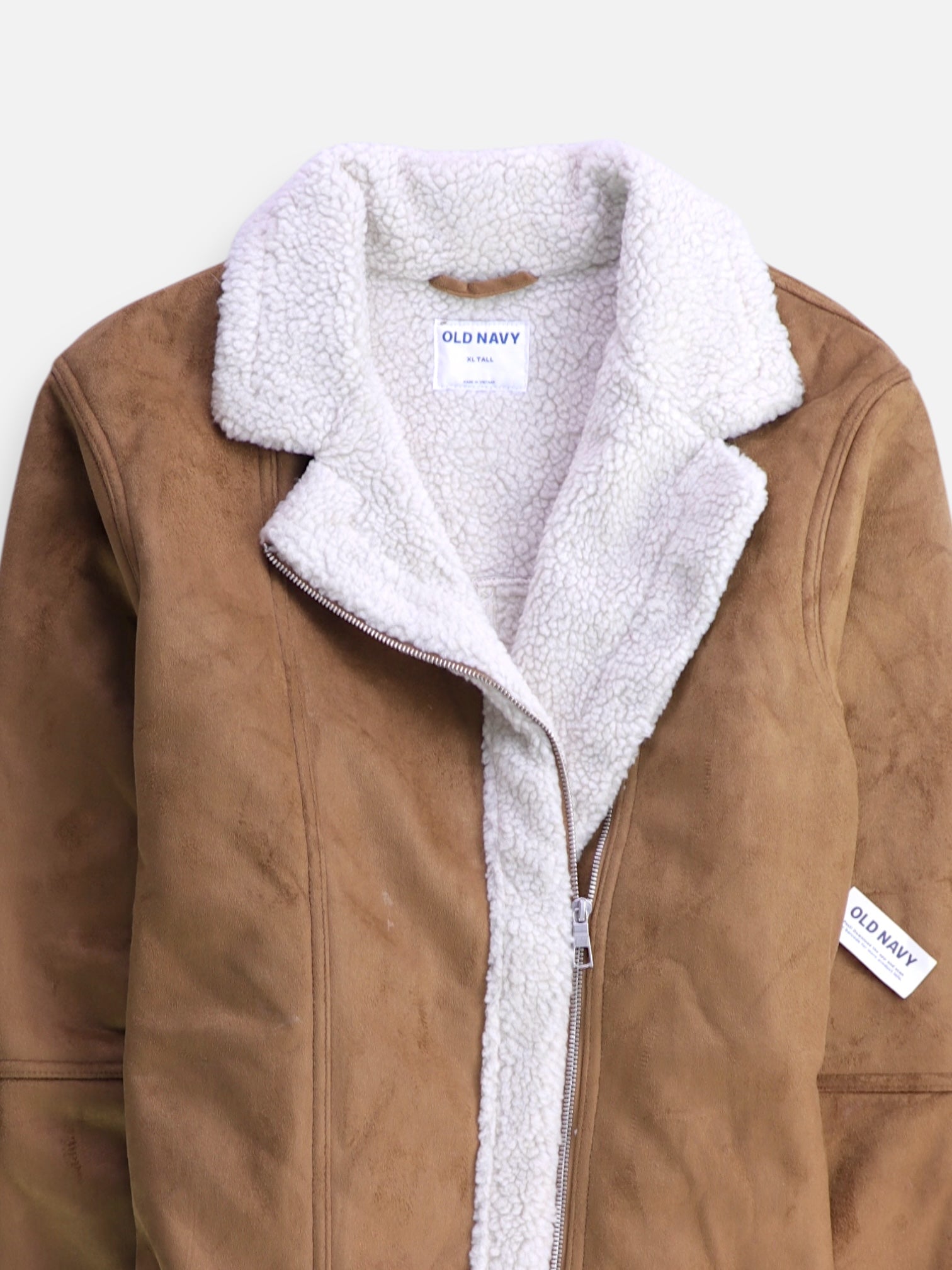 Old Navy Chaqueta Aviator Suede - Hombre - XL