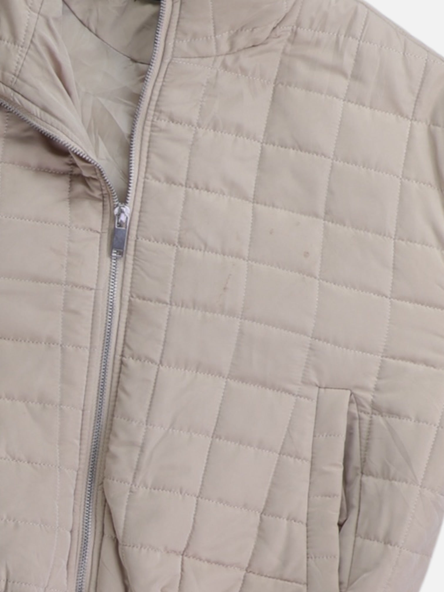 Forever 21 Chaqueta Puffer Crop Top - Mujer - Large