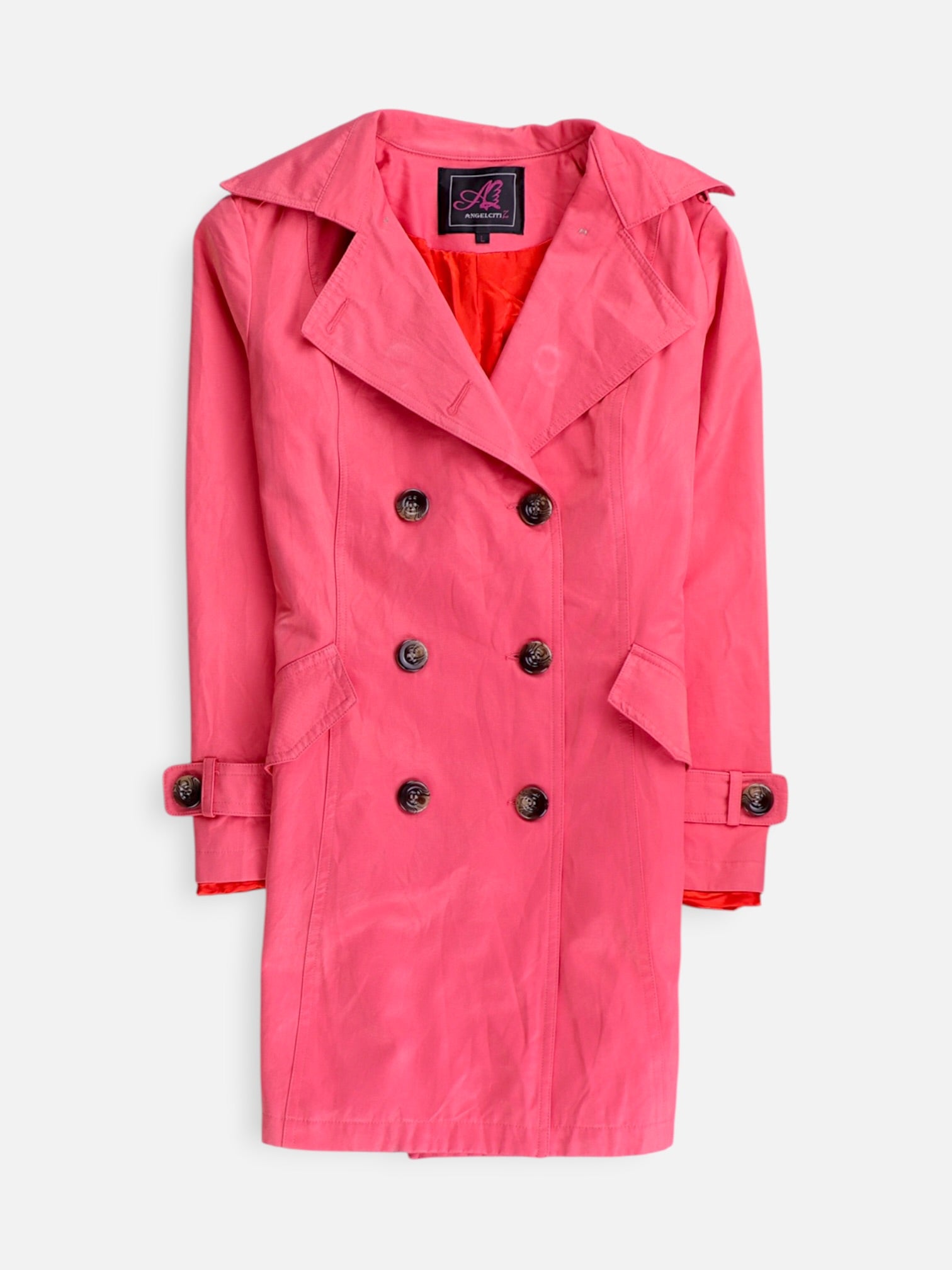 Abrigo Donble breasted trench Casual - Niña - Large - 12-13Y (Años)