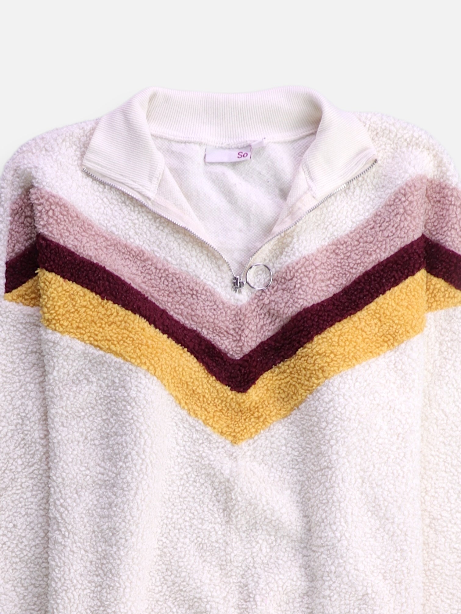 Sueter Teddy Color Block - Mujer - XS