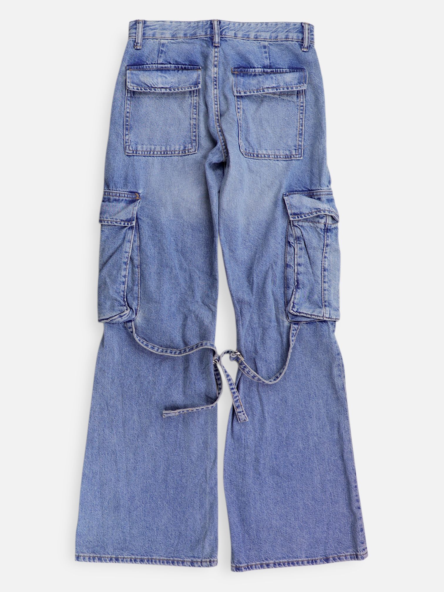 ZARA Jean Regular Fit Cargo - Mujer - 2