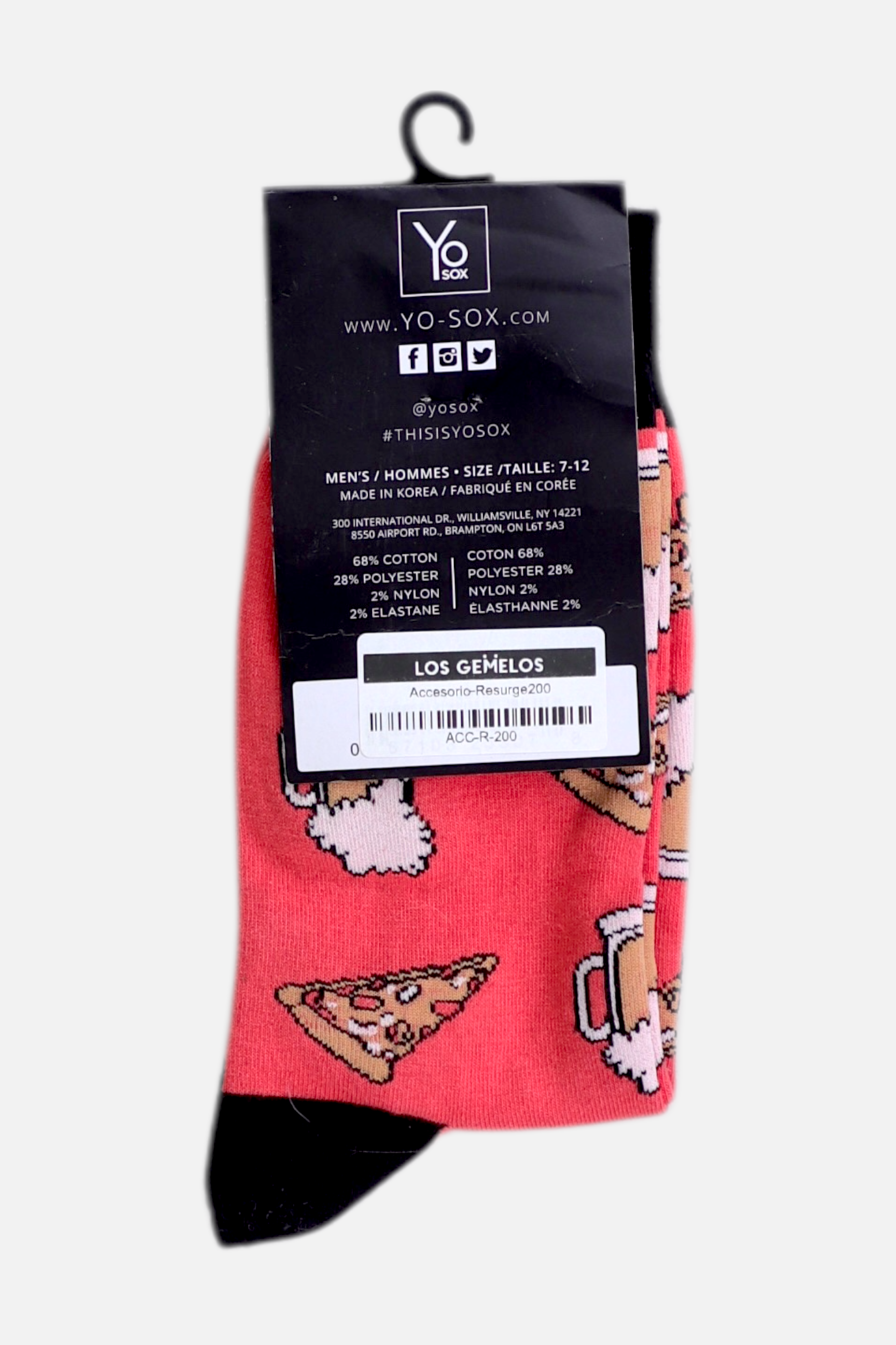 Calcetines 1 Par - Hombre - Talla Única (One Size)