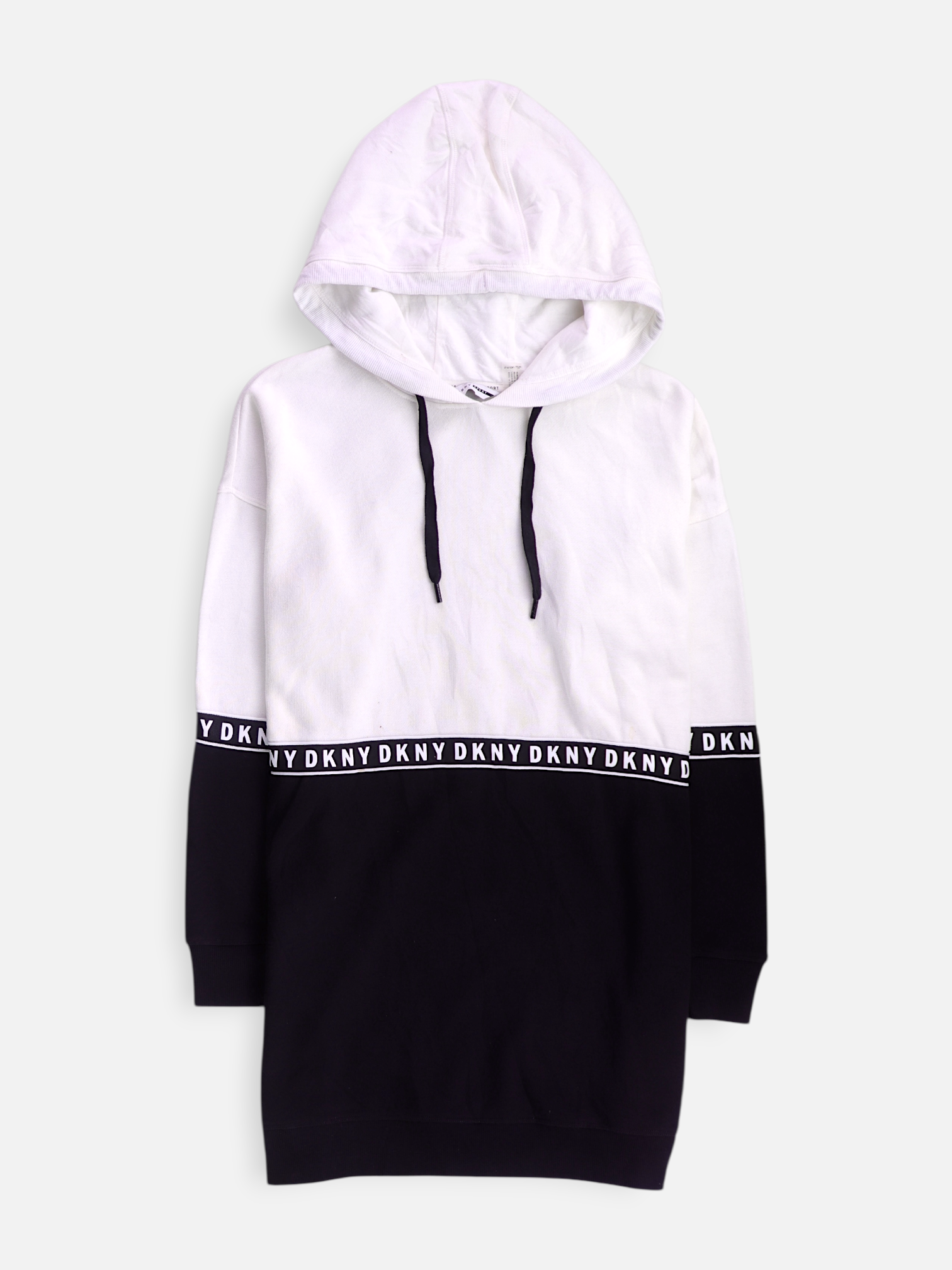 DKNY Sudadera Hoodie Color Block - Mujer - Small