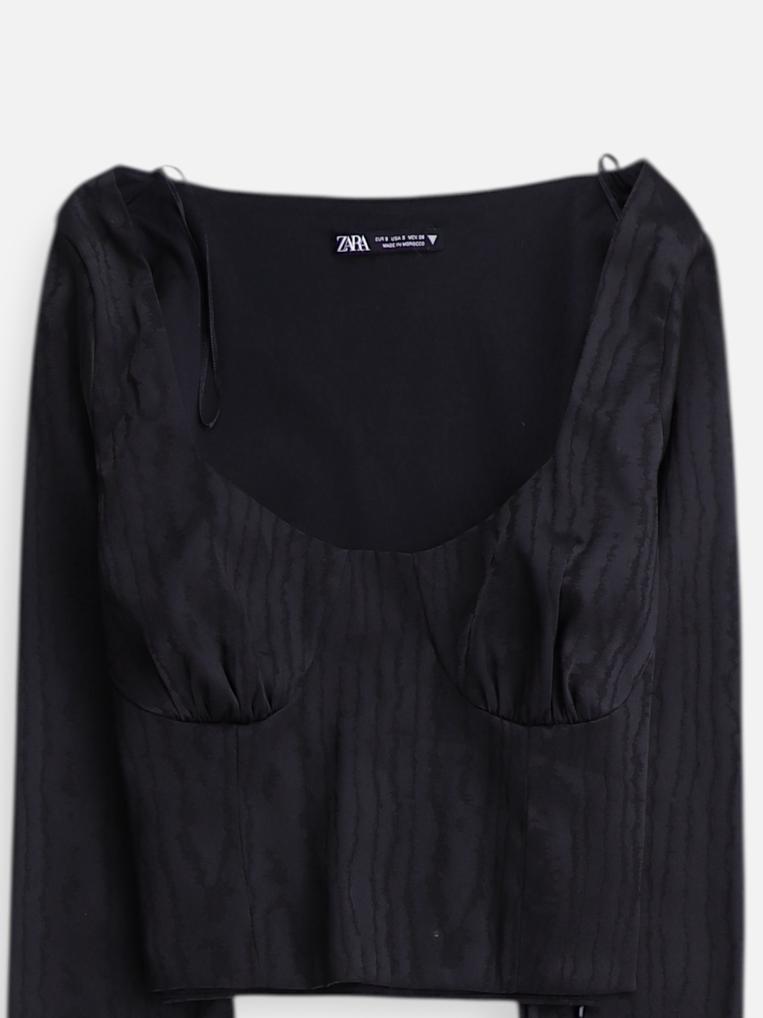 ZARA Blusa Crop Top - Mujer - Small