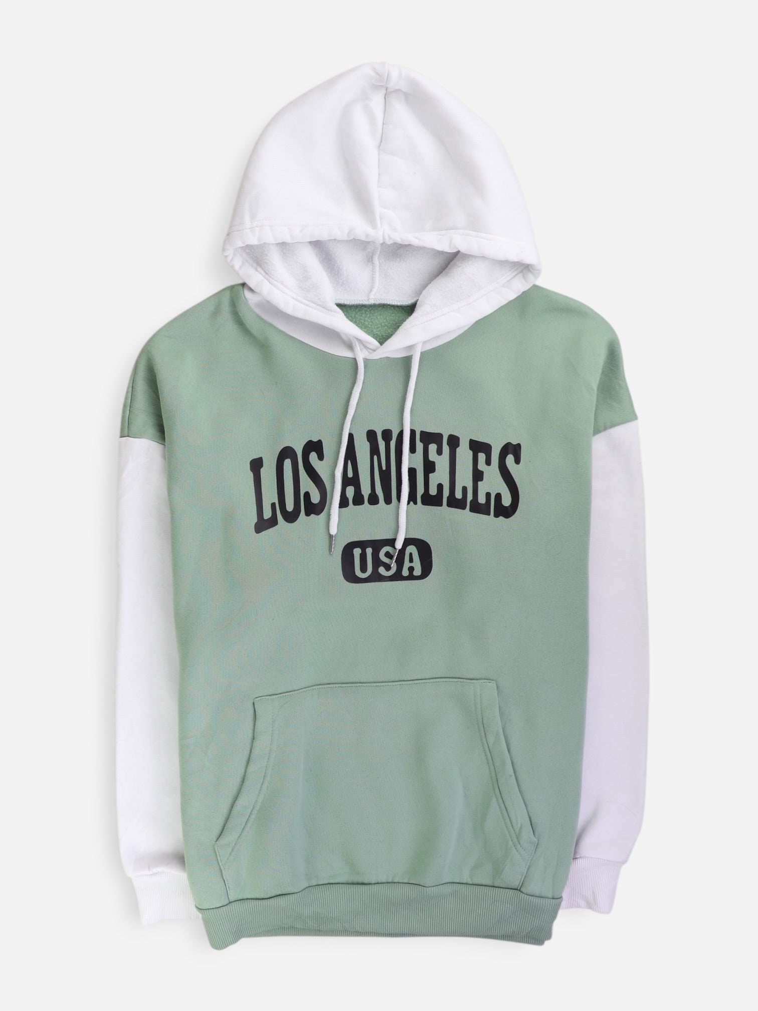 Sudadera Hoodie Color Block - Hombre - Large