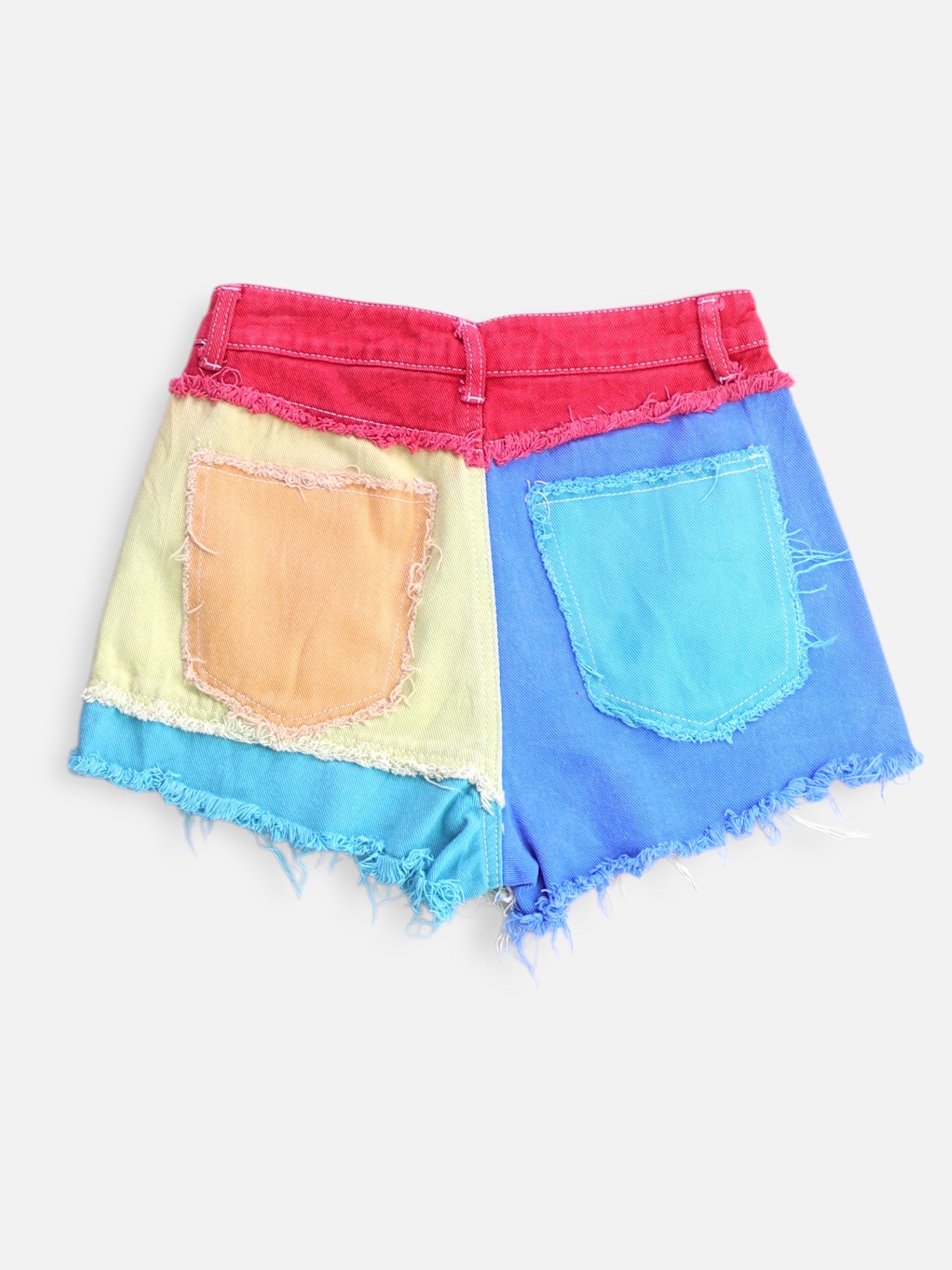 SHEIN Shorts Color Block - Mujer - Small