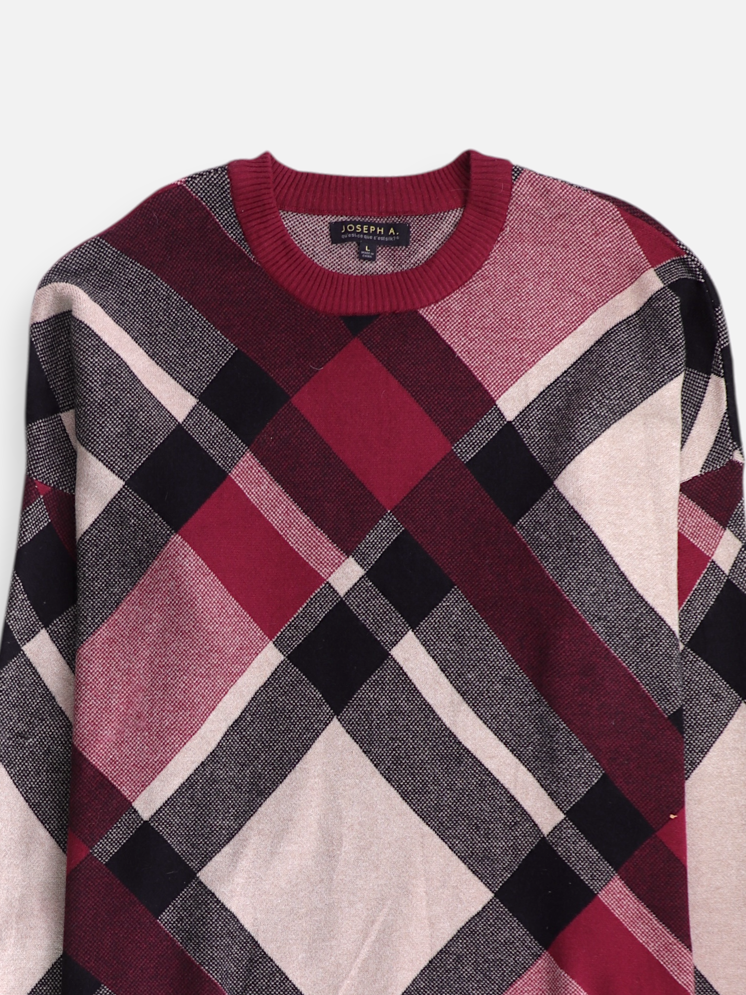 Sueter Casual Color Block - Mujer - Large