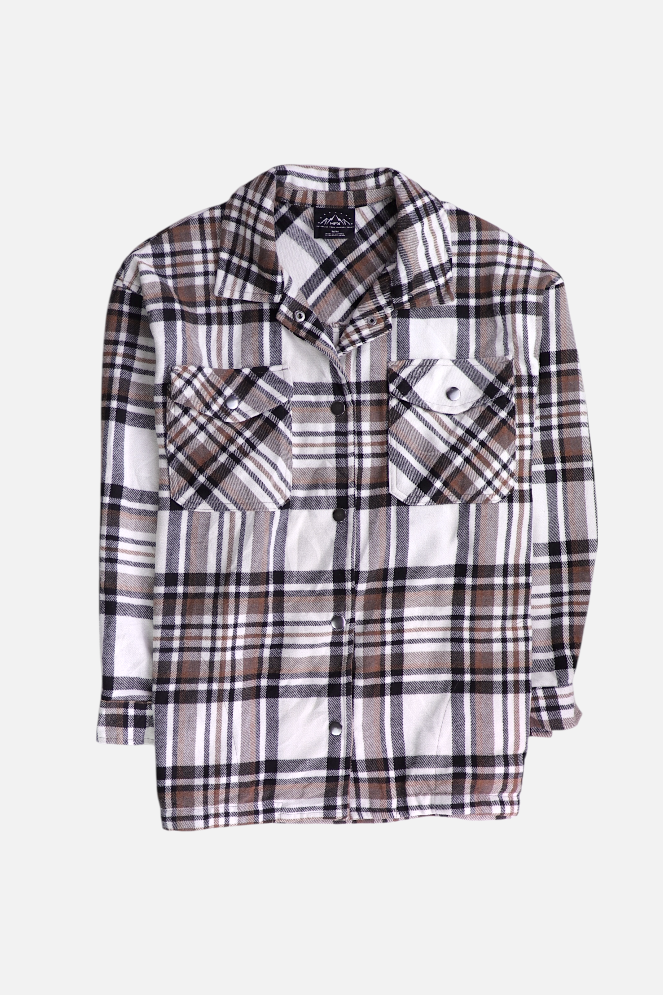 Chaqueta Sobrecamisa Color Block - Hombre - Medium