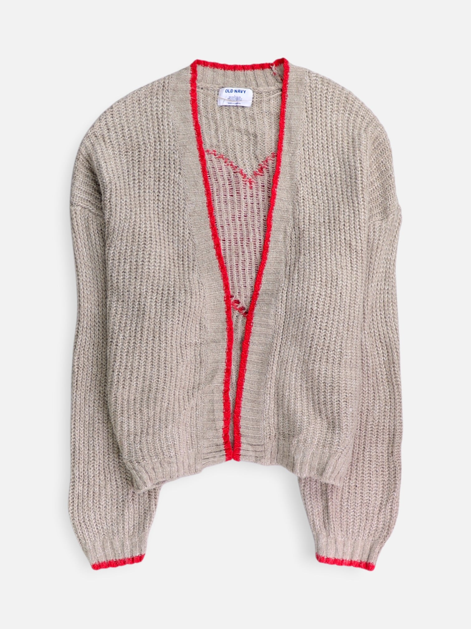 Old Navy Sueter Cardigan Casual - Mujer - Large