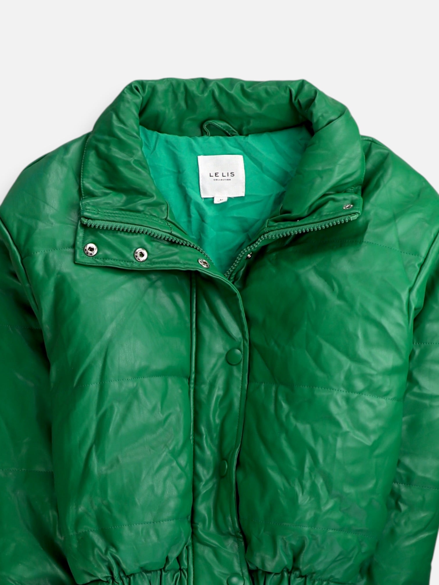 Chaqueta Puffer Cuero - Mujer - Medium