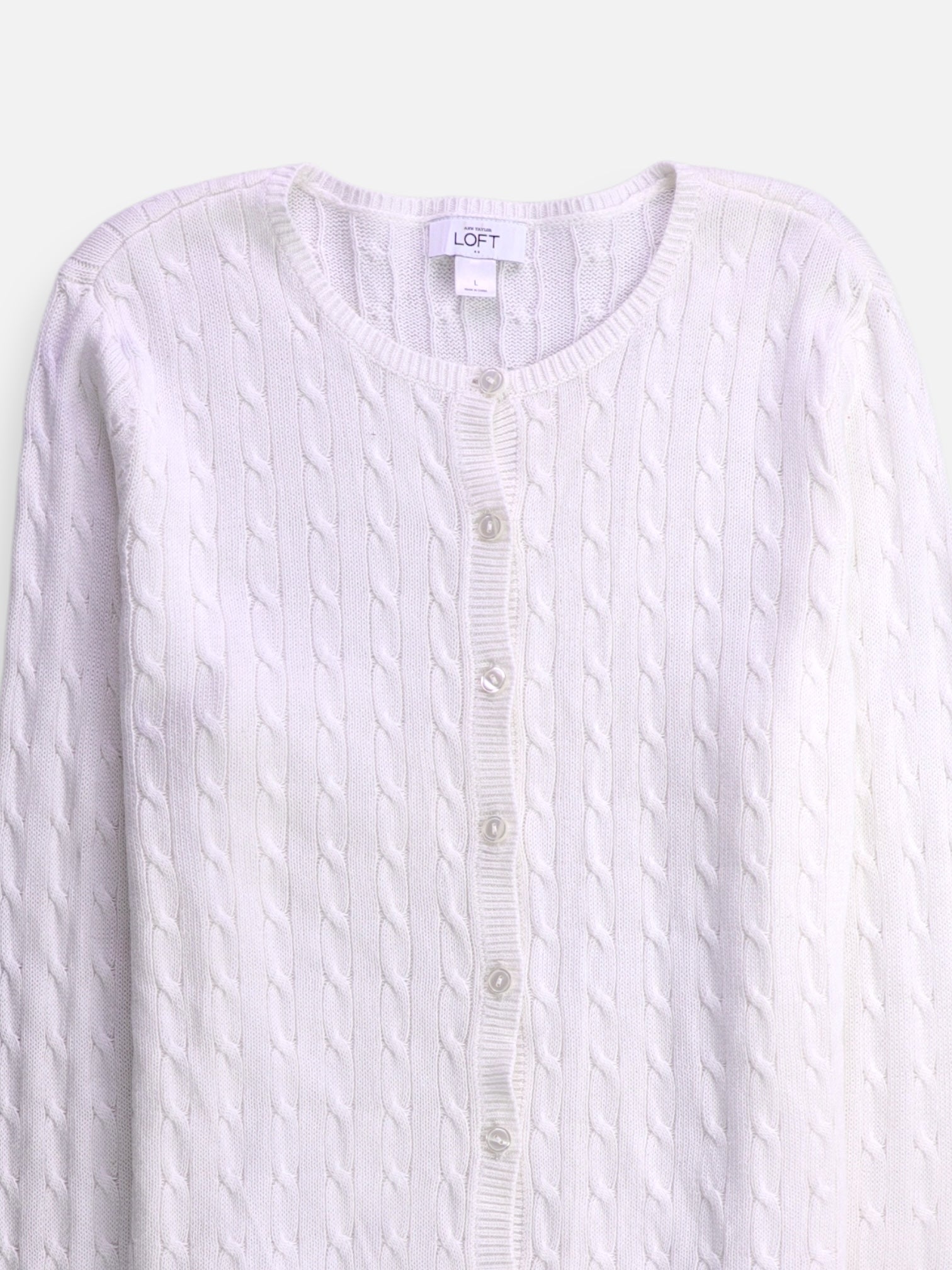 LOFT Sueter Cardigan Casual - Mujer - Large