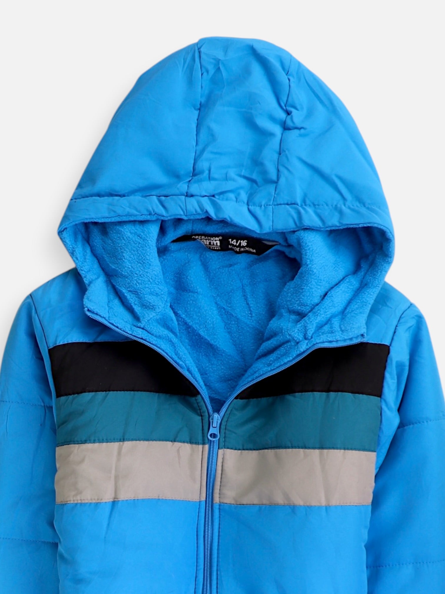 Chaqueta Puffer Color Block - Niño - N/A - 14-16Y (Años)