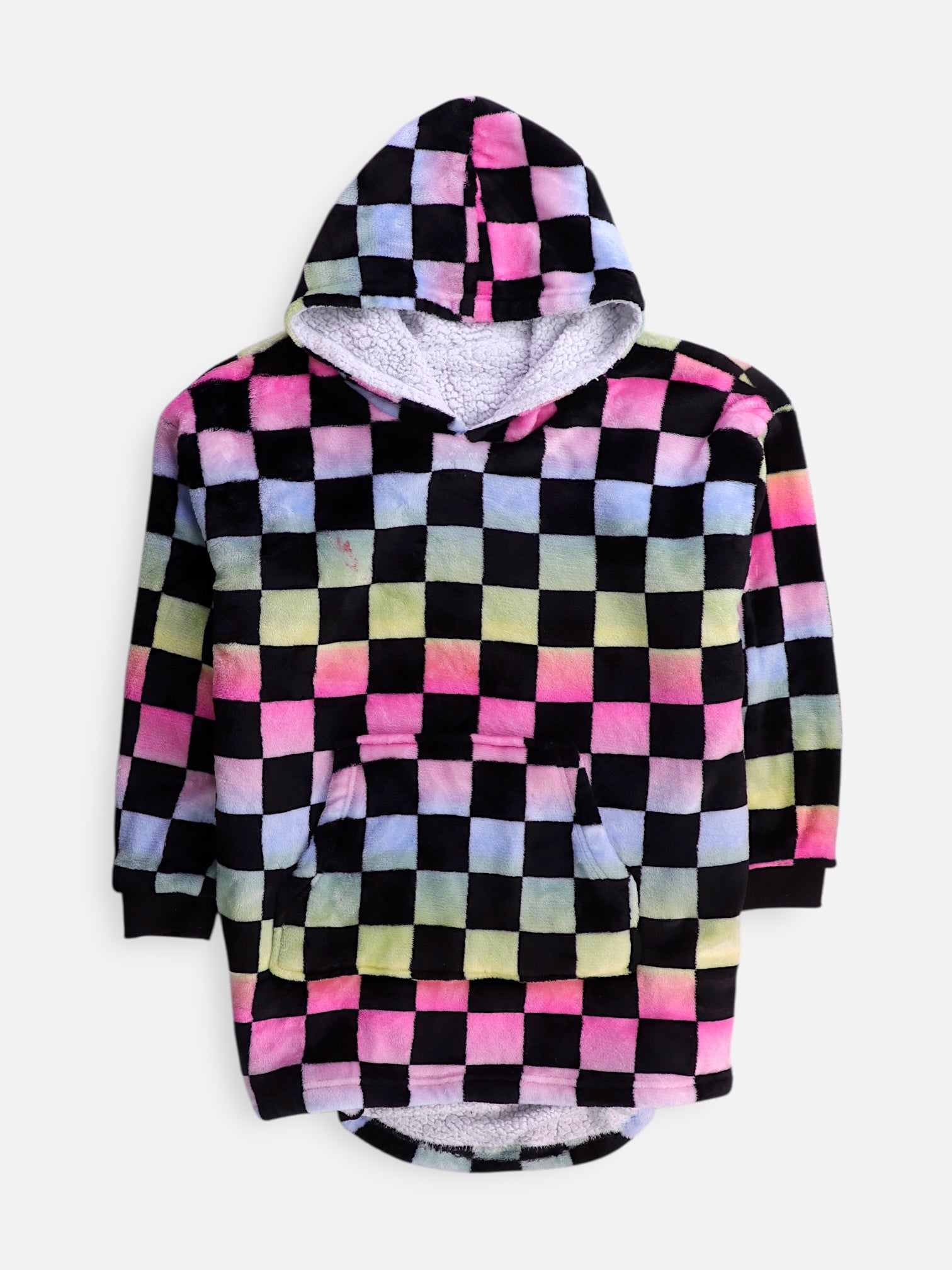 Sudadera Hoodie Color Block - Mujer - Medium