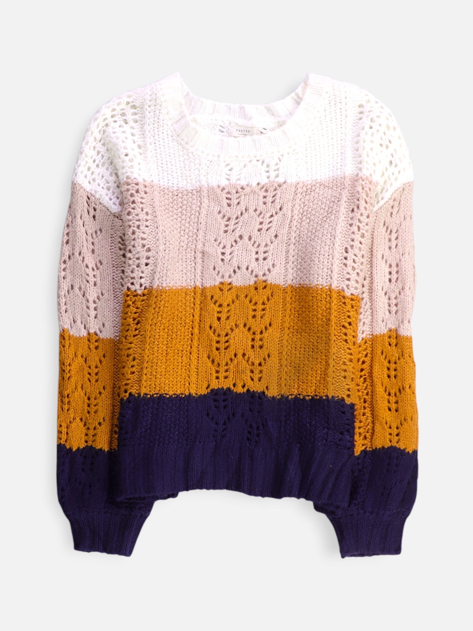 Sueter Knit Color Block - Mujer - Medium