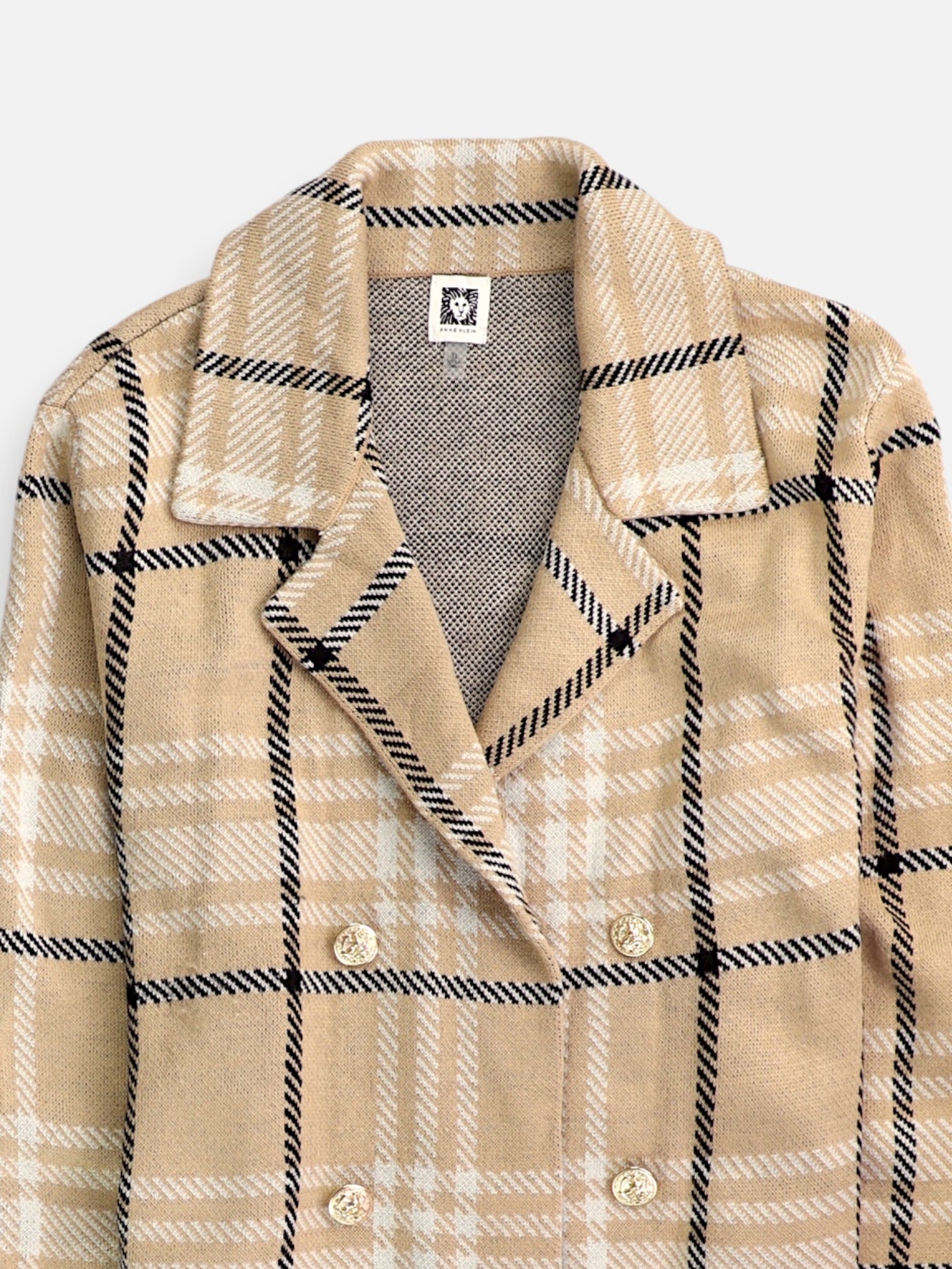 Anne Klein Sueter Cardigan Casual - Mujer - XL
