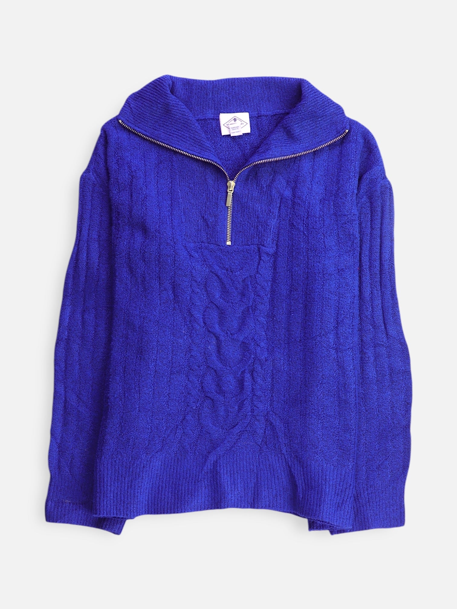 ST JOHNS BAY Sueter Fleece Casual - Mujer - Medium