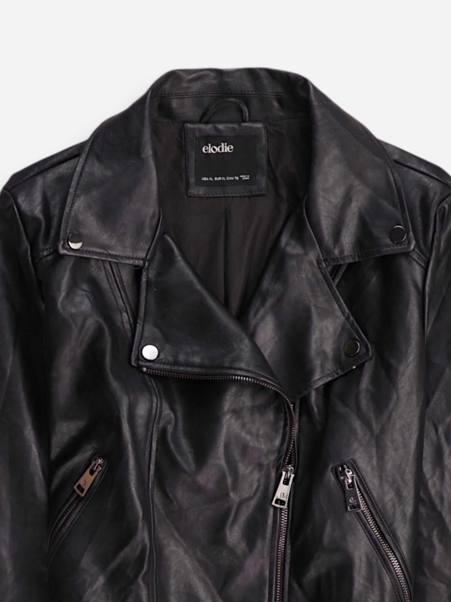 Chaqueta Cuero Basic - Mujer - XL