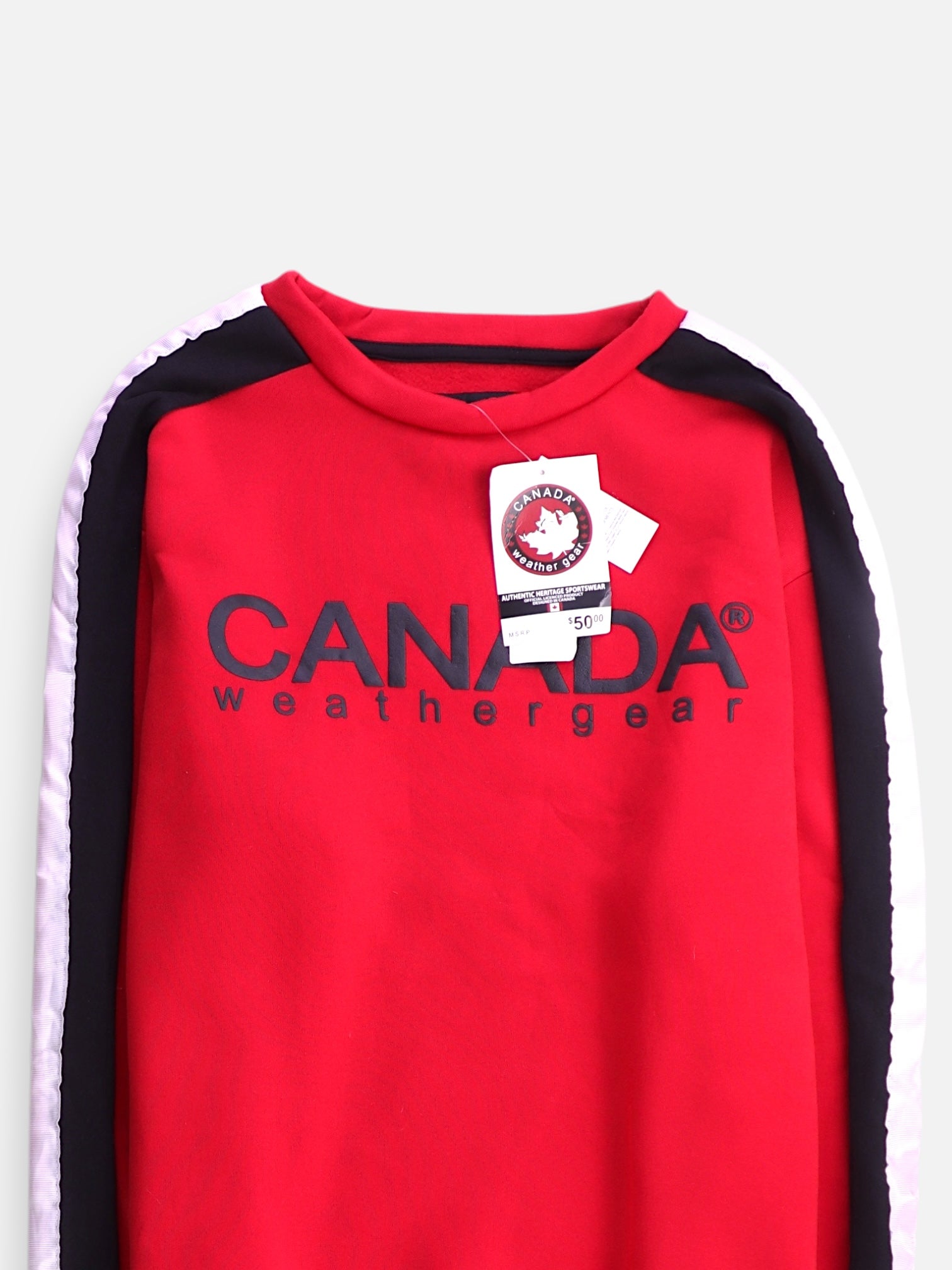 CANADA WEATHERGEAR Sudadera Sweatshirt Color Block - Hombre - Large